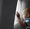 Viajando de avião com uma criança