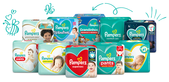 Conheça as Fraldas | Pampers® Brasil
