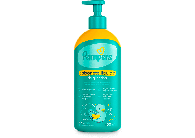 Still 51927 Pampers Sabonete Liquido de Glicerina 400ml