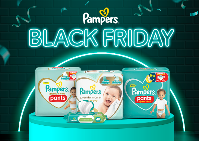 Black Friday chegou na Pampers