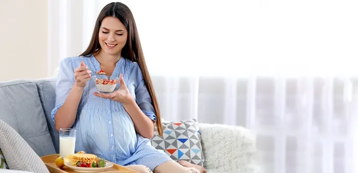 Alimentação saudável na gravidez