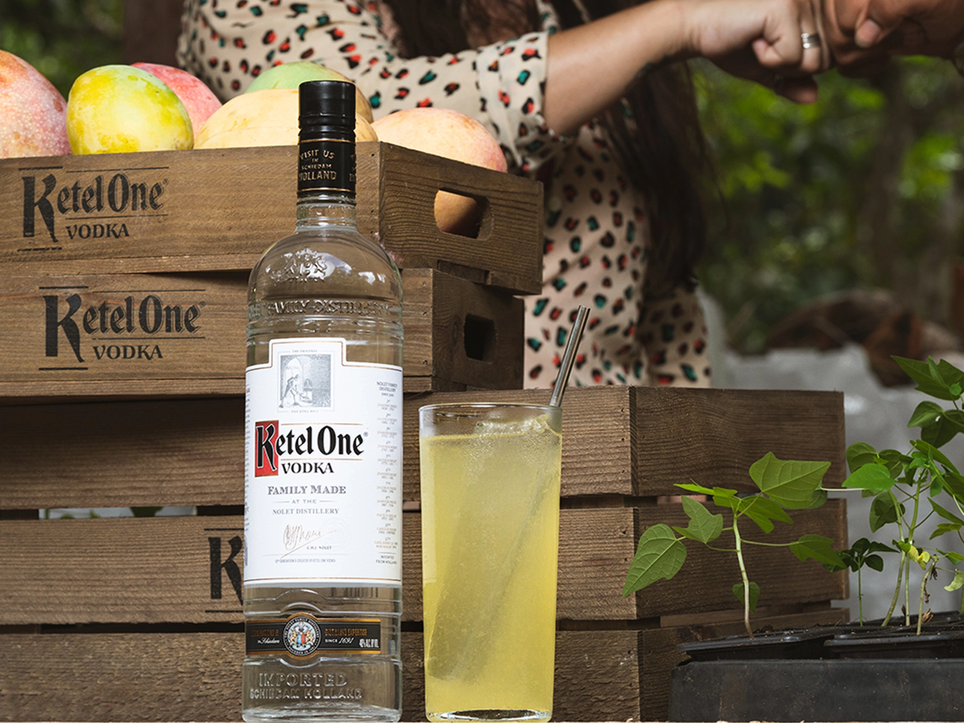 Ketel One Farm to Glass Cayman Cocktail by Christina Ravdas