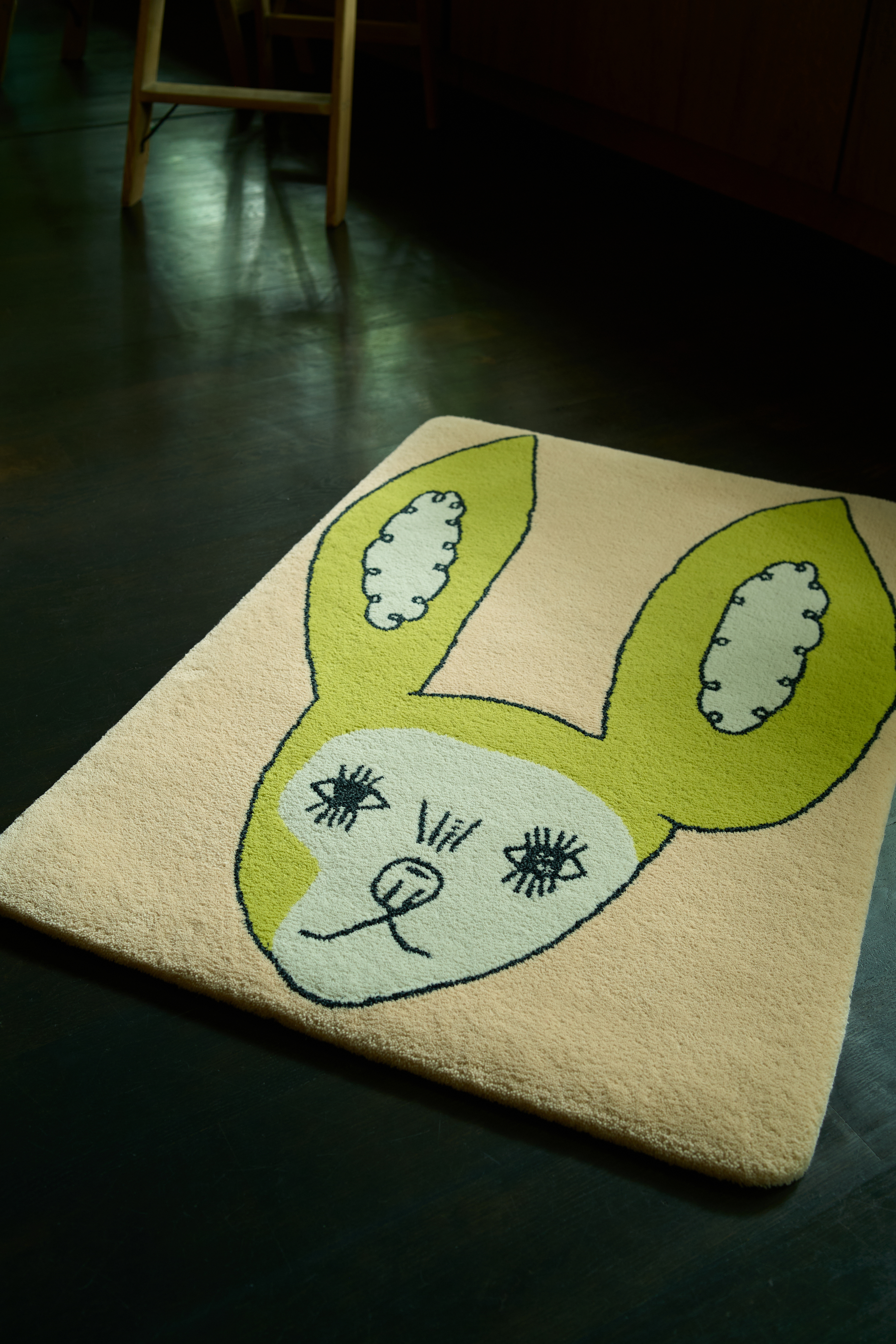 ミナペルホネン run run run ラグ mina perhonen マット run run run ラグ - minä perhonen