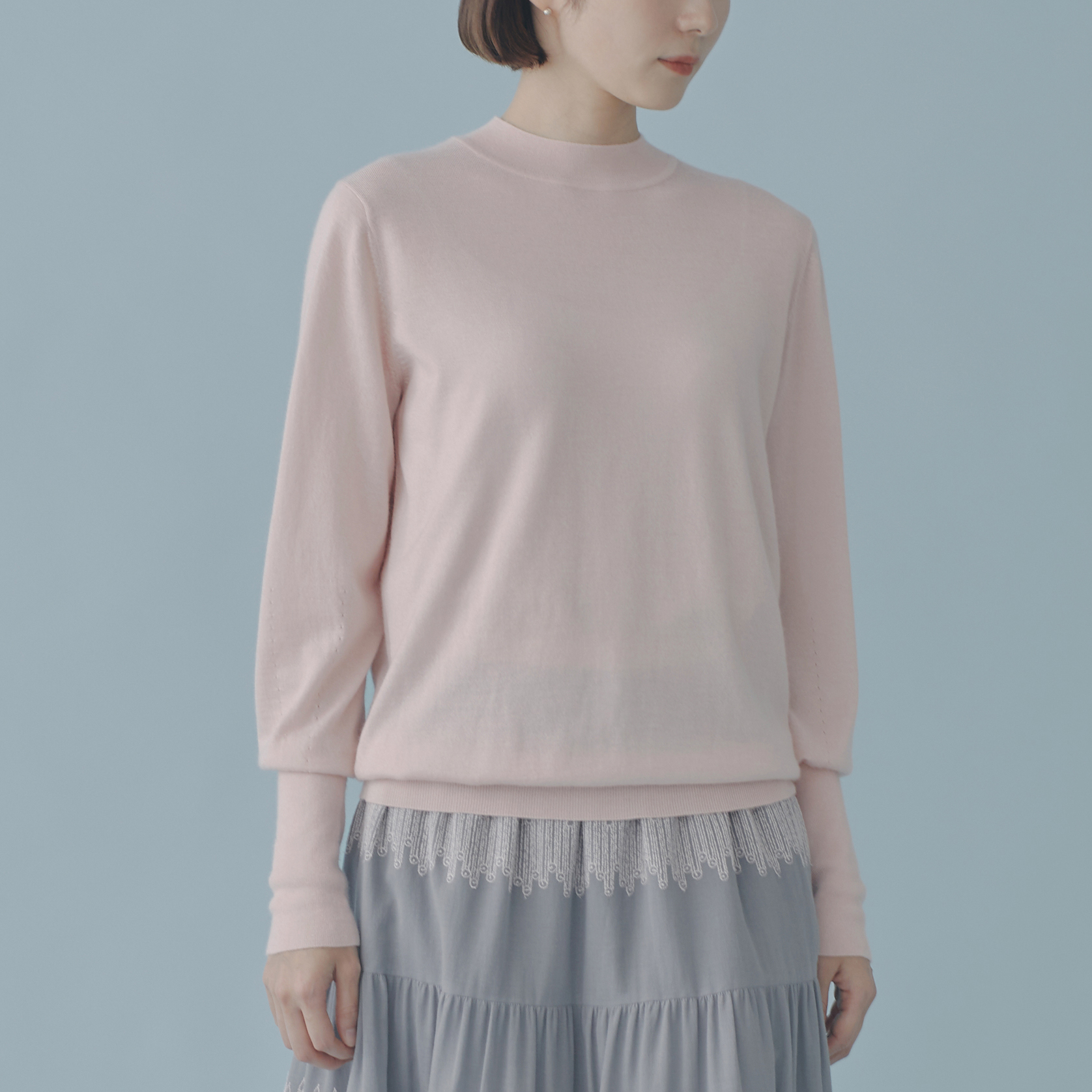 ミナペルホネン slow cloud ギャザースカート mina perhonen slow cloud ギャザースカート - ミナペルホネン