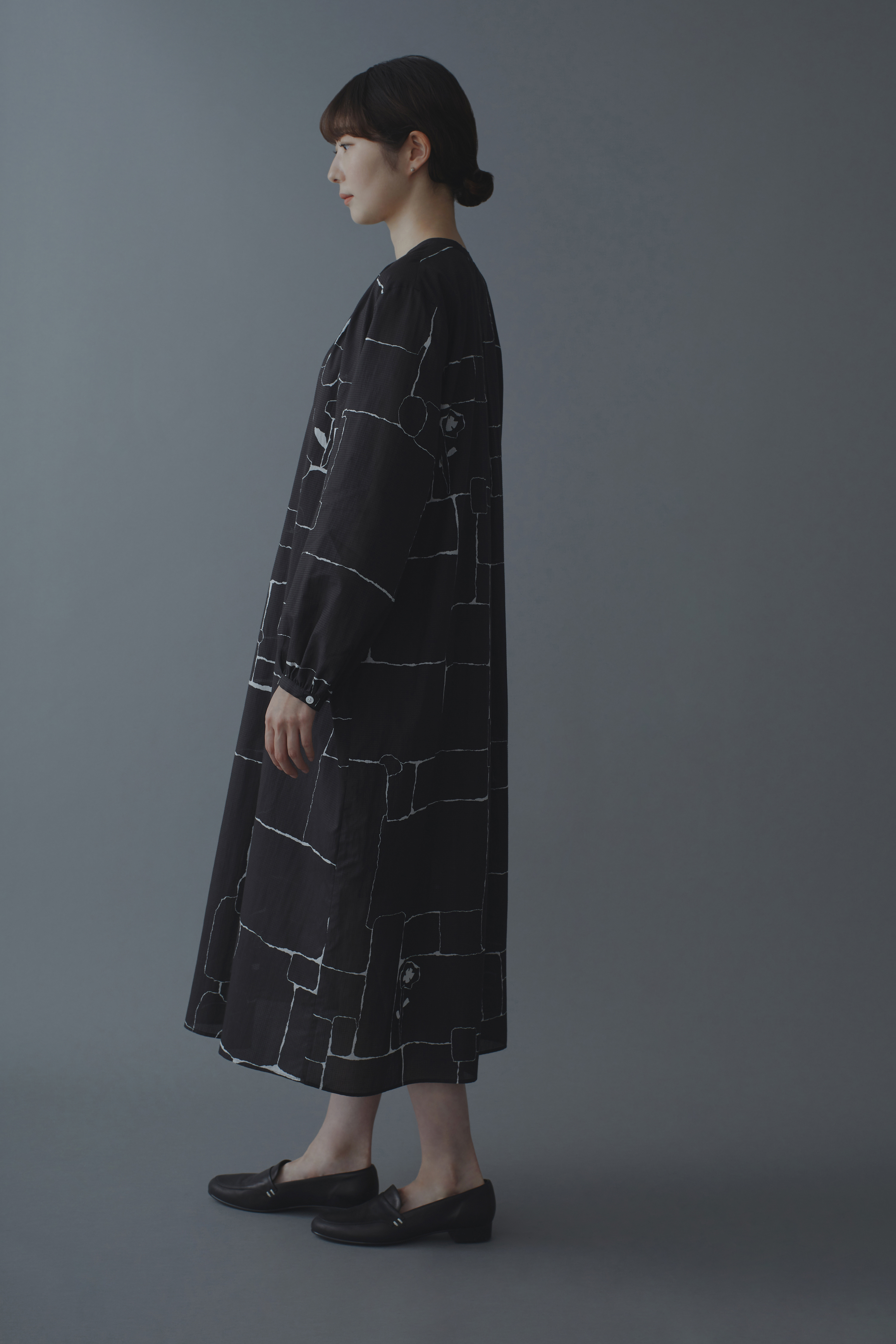 未使用級♡ミナペルホネン　ワンピース　花柄　undiscovered ブルー 未使用級♡ミナペルホネン ワンピース 花柄 undiscovered ブルー