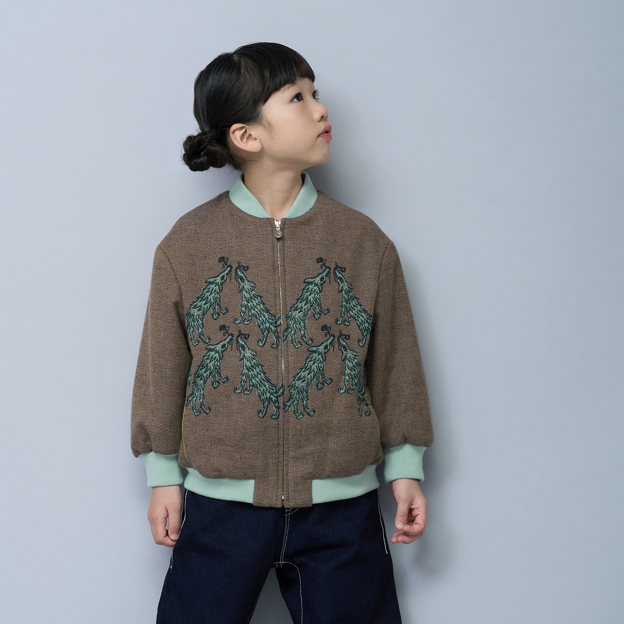 wolf & flower ブルゾン - minä perhonen