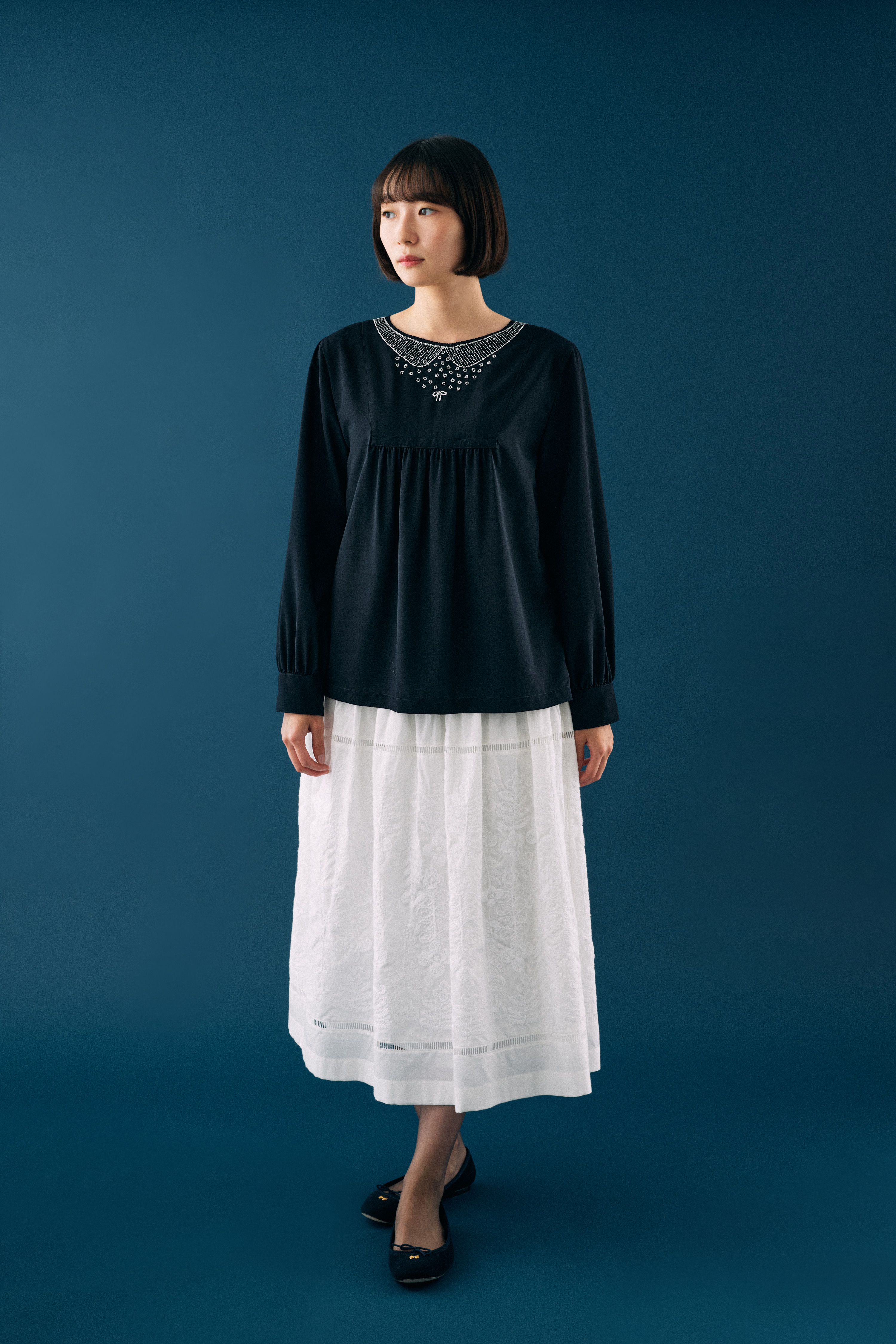 mina perhonen 半袖ワンピース 120 中古・古着通販】mina perhonen (ミナ ペルホネン) カットワーク