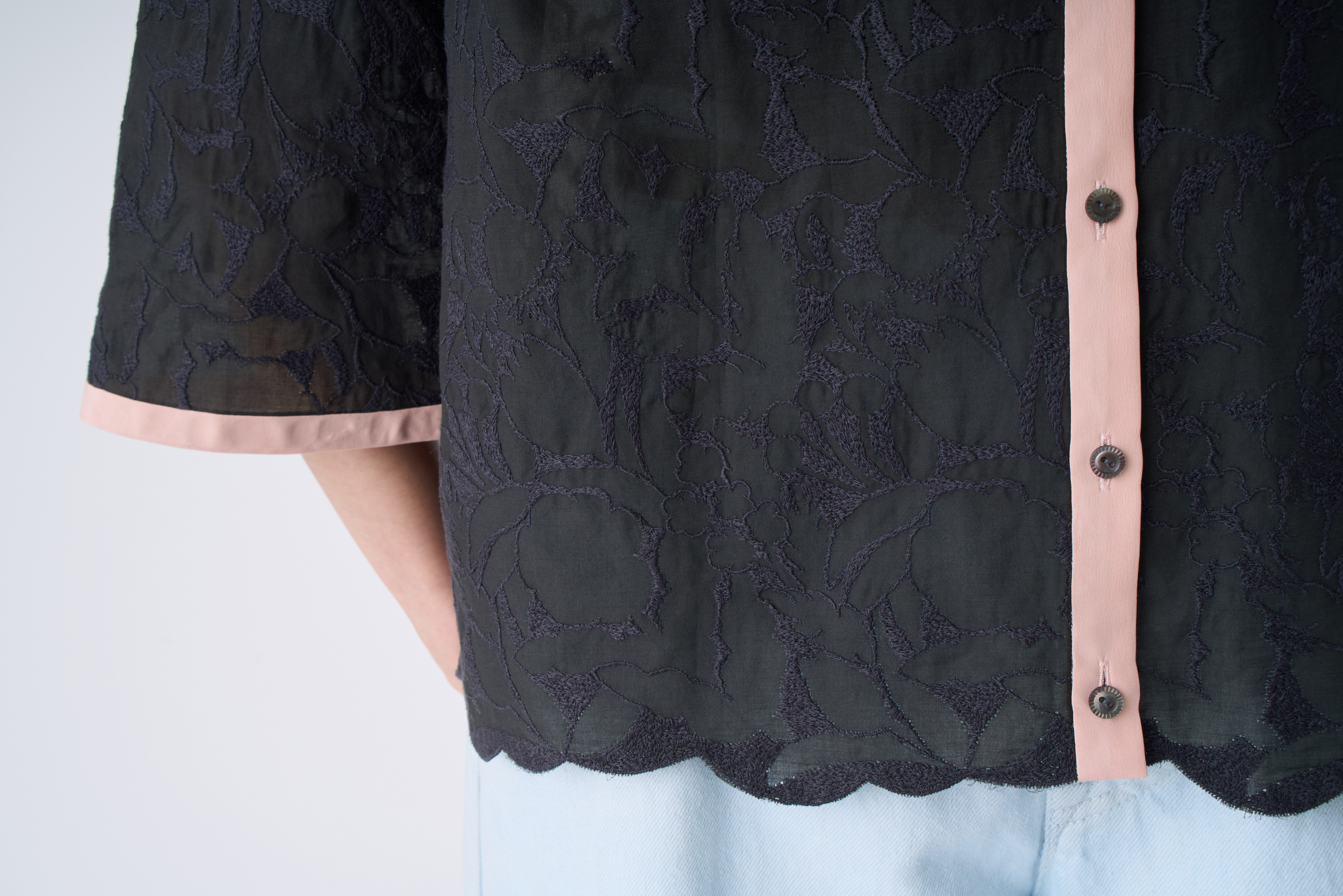 shadow フレアスリーブブラウス - minä perhonen