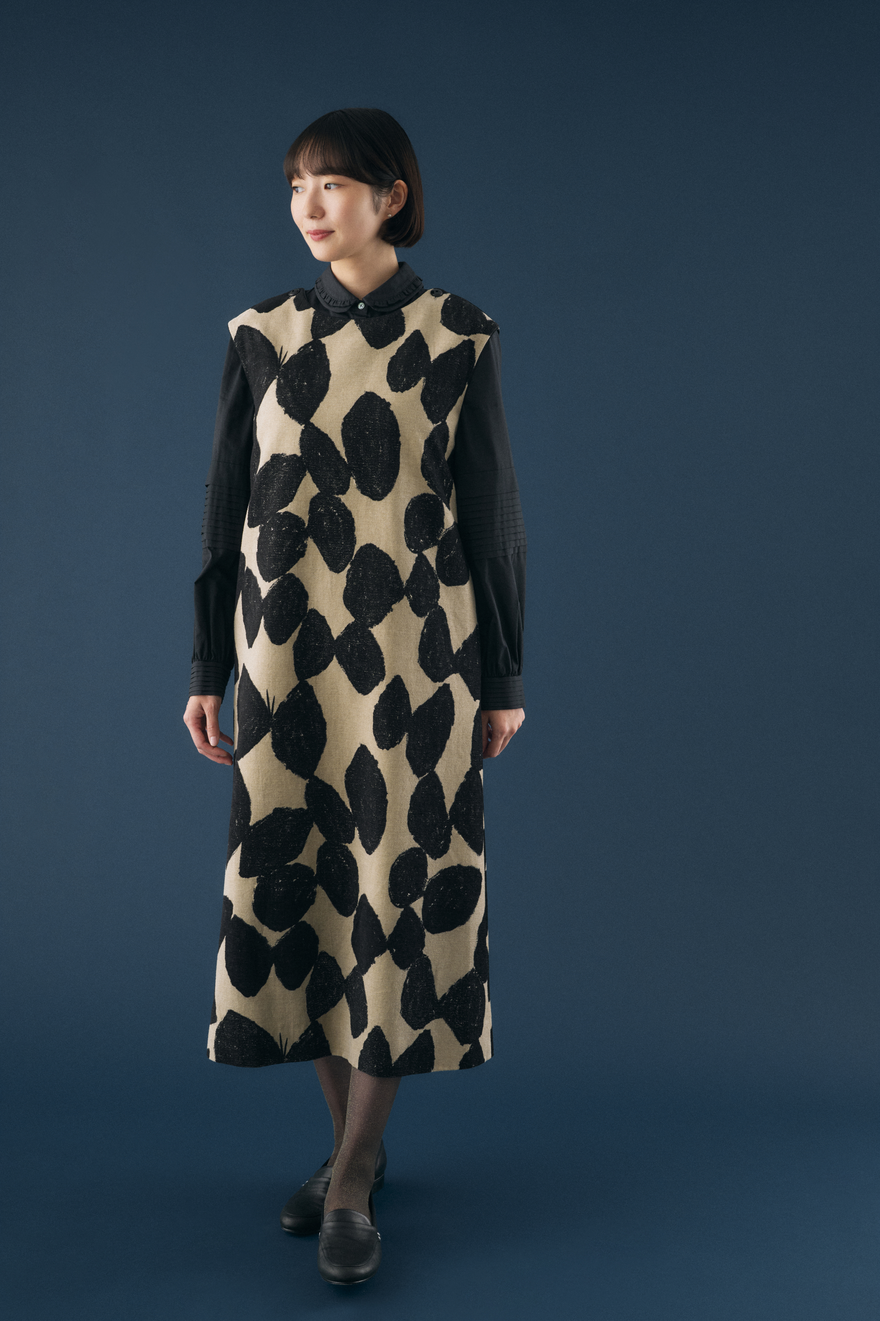 ミナペルホネン slow dance ドレスワンピース 38サイズ slow dance ドレス - minä perhonen