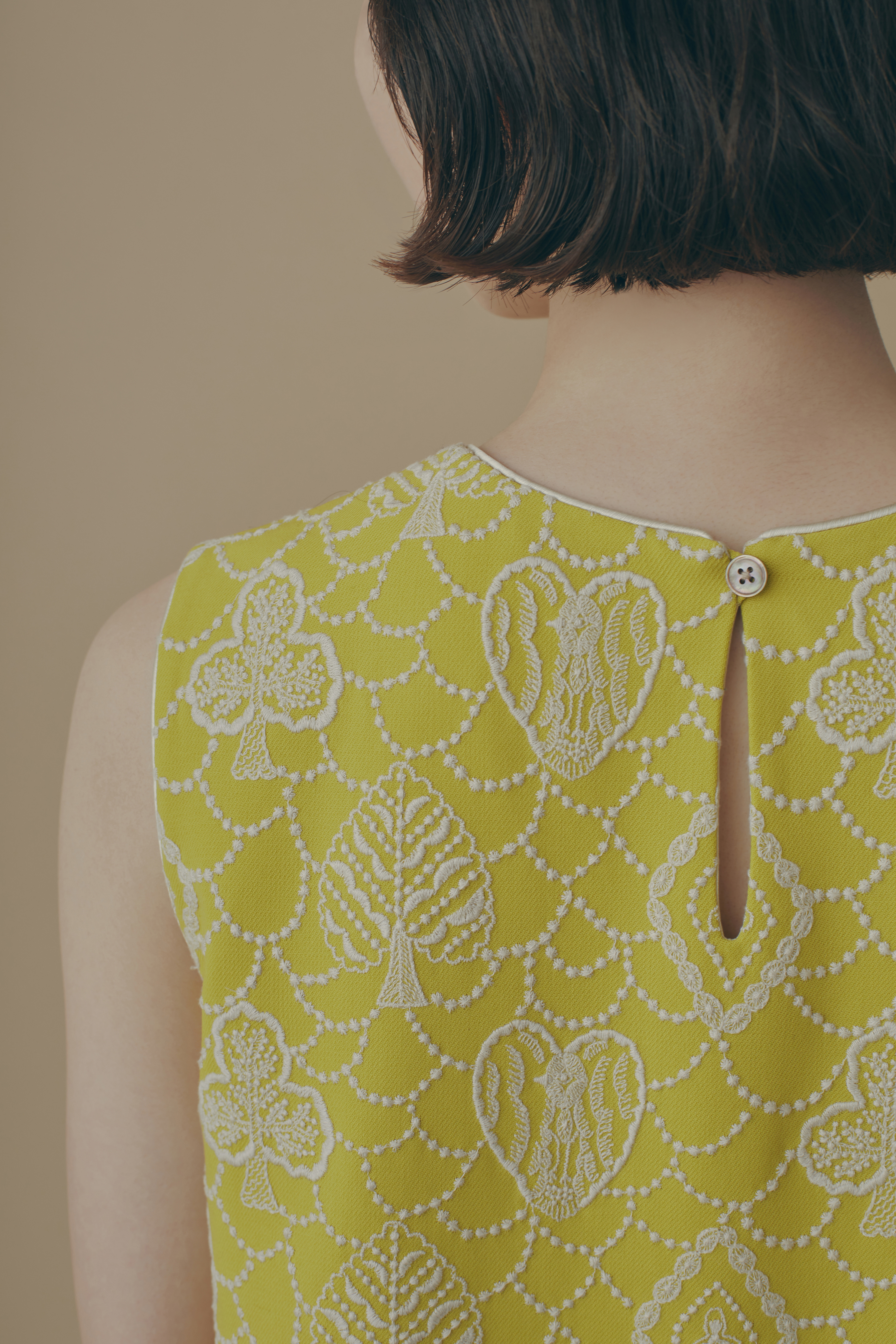 ミナペルホネン　ノースフォレスト　レーヨンワンピース　used クリーニング済 ミナペルホネン ノースフォレスト レーヨンワンピース used