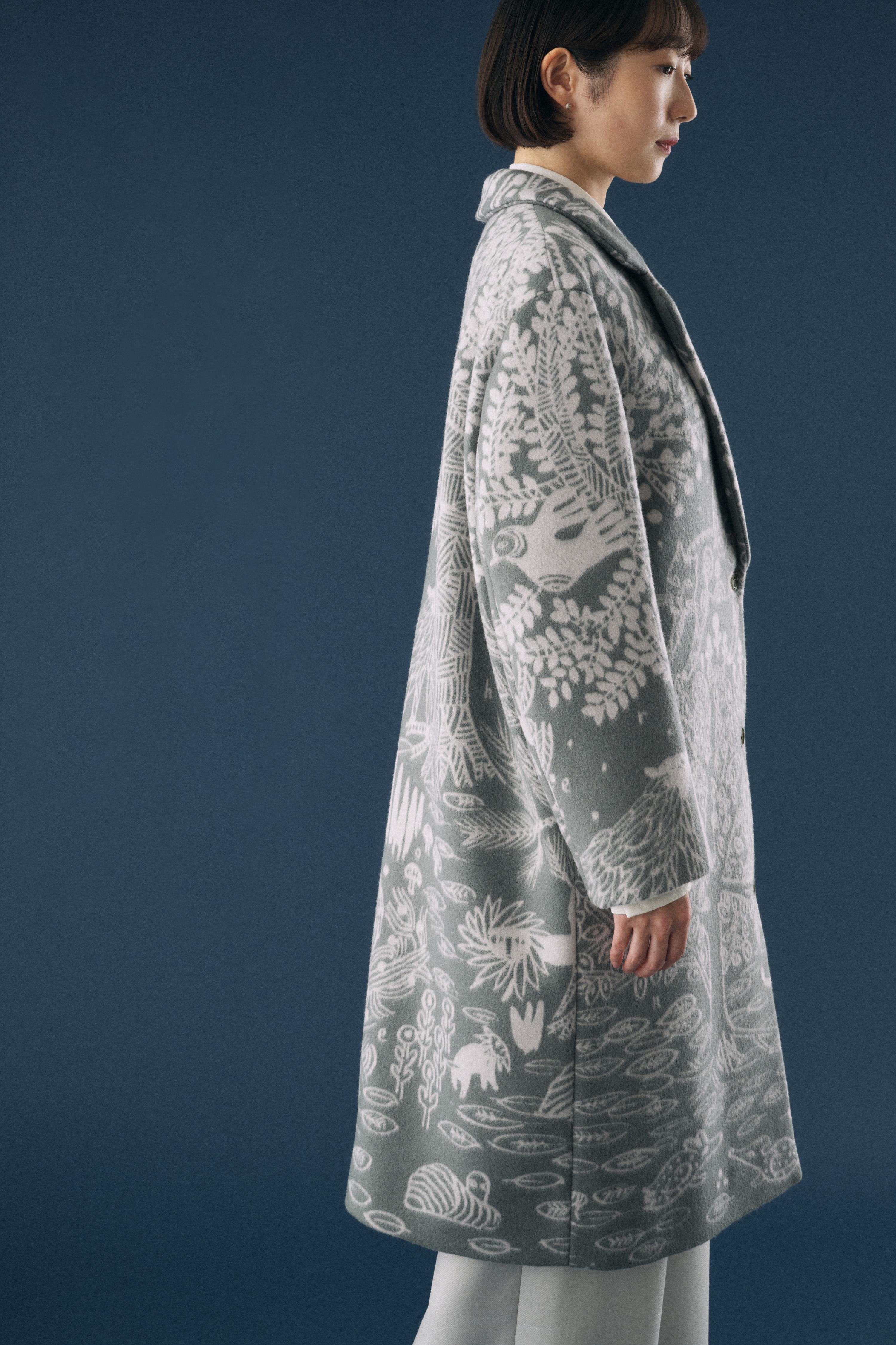 ミナペルホネン ブランケット imagine imagine コート - minä perhonen