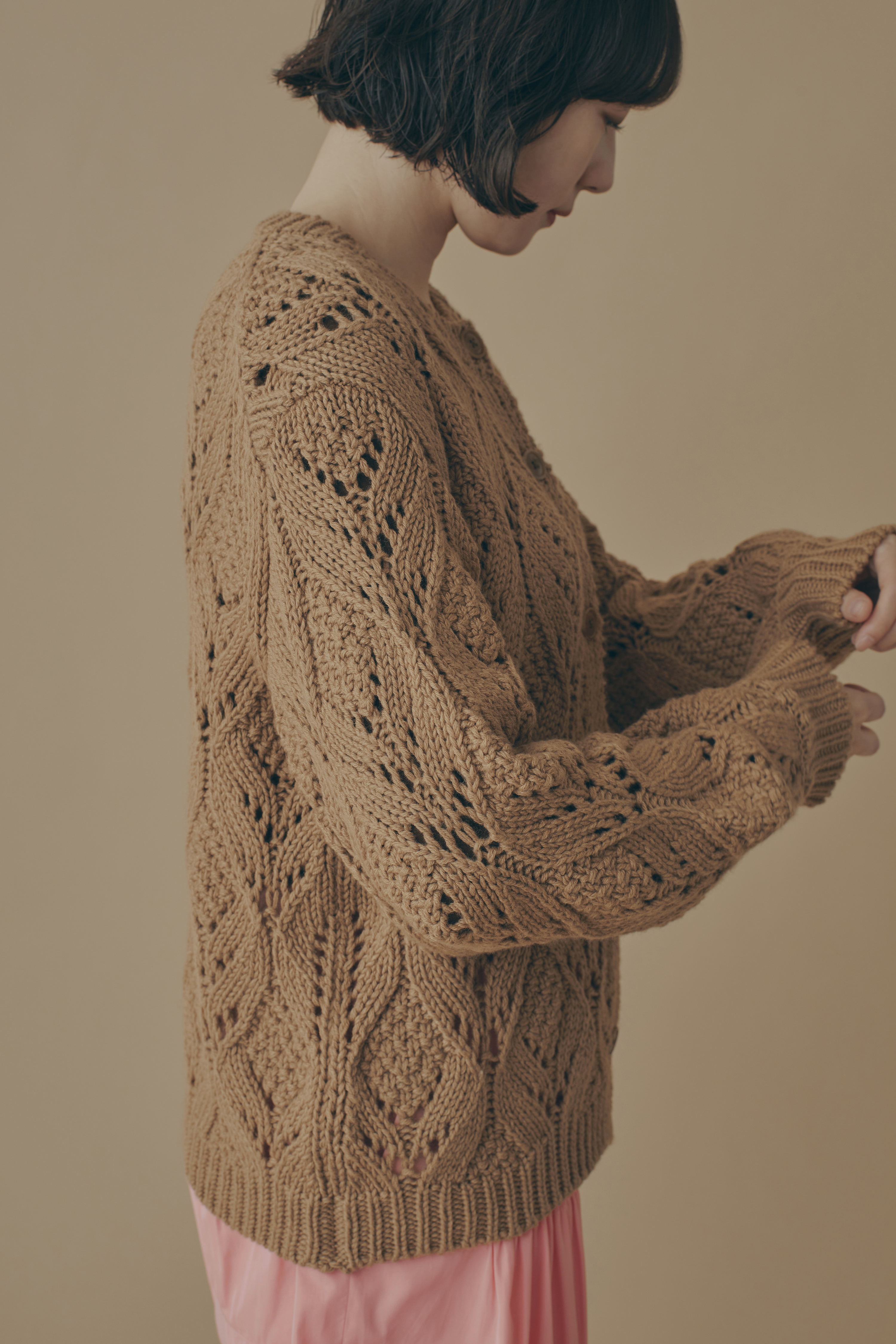 flow ニットカーディガン - minä perhonen