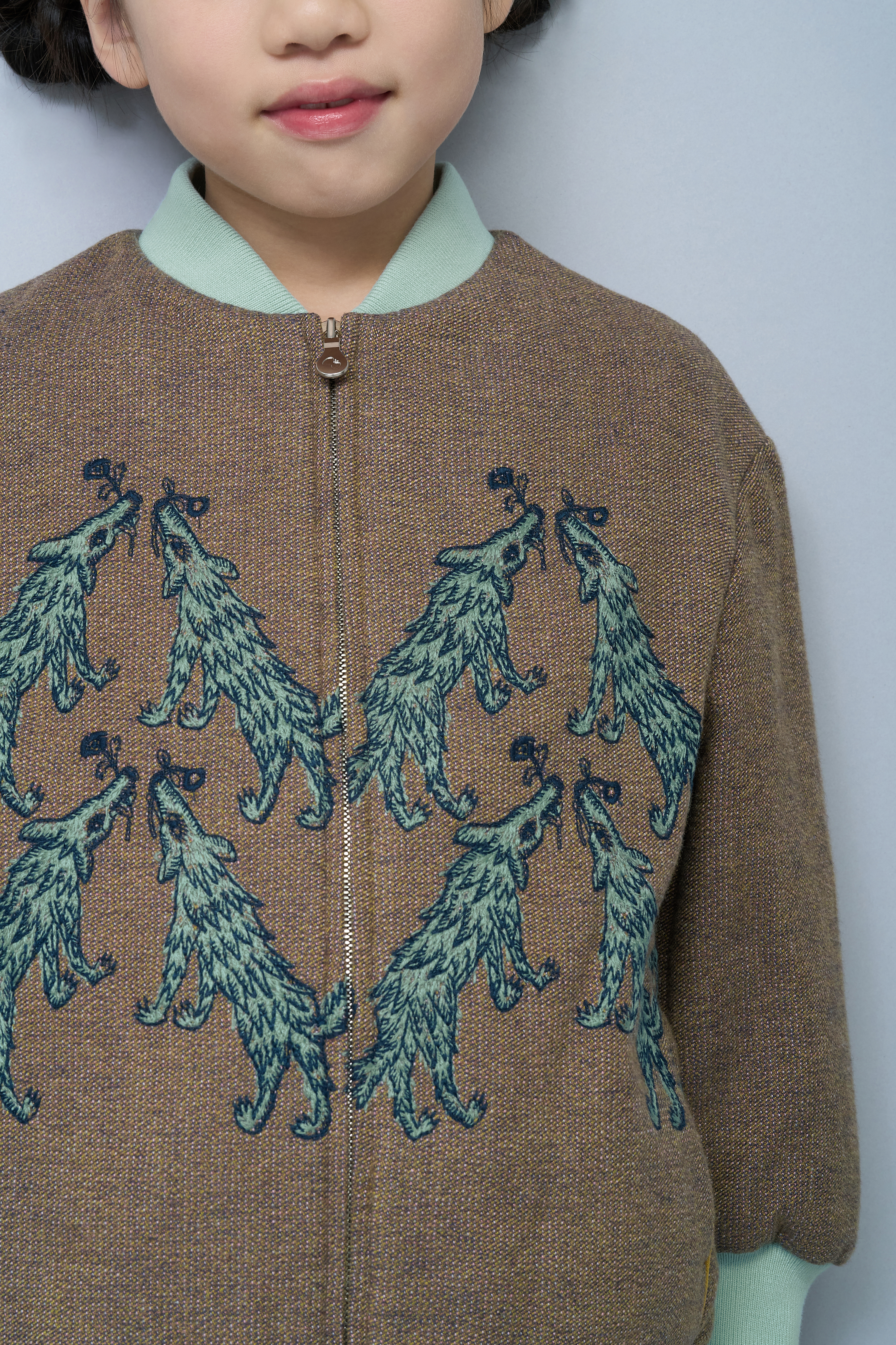 wolf & flower ブルゾン - minä perhonen