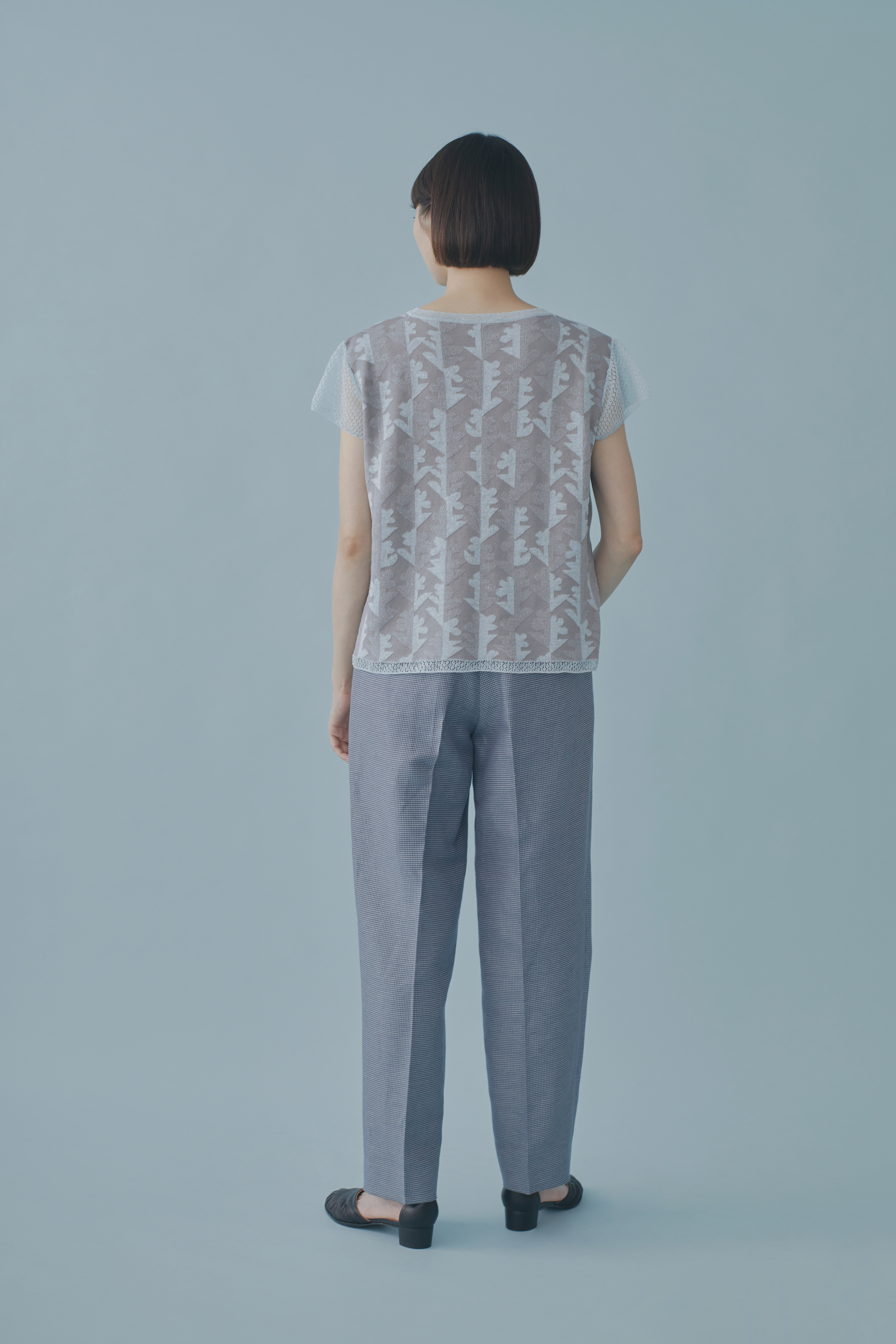 minä perhonen グレー ワイドパンツ LARGE minä perhonen グレー ワイドパンツ LARGE
