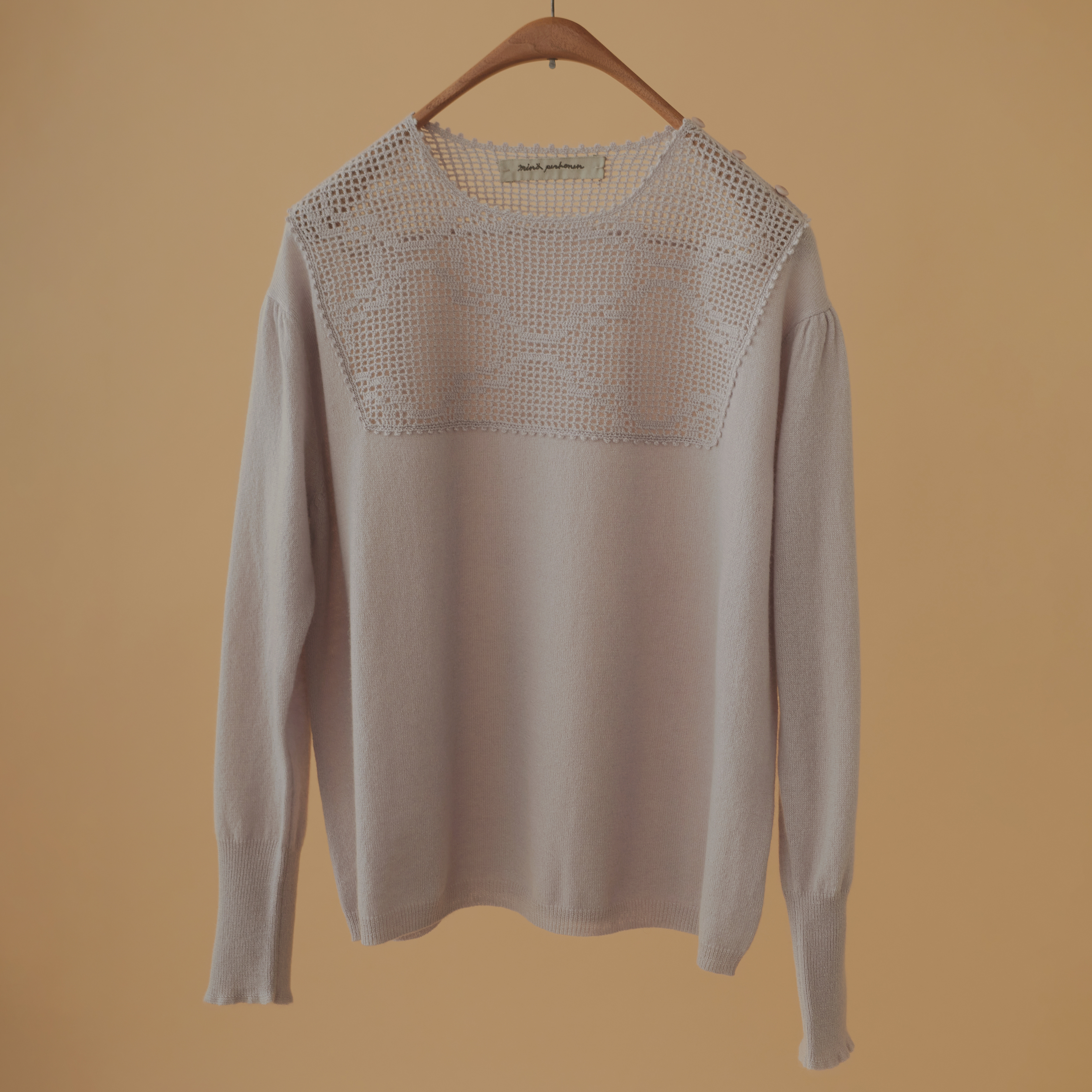 flower quilt ニットプルオーバー - minä perhonen