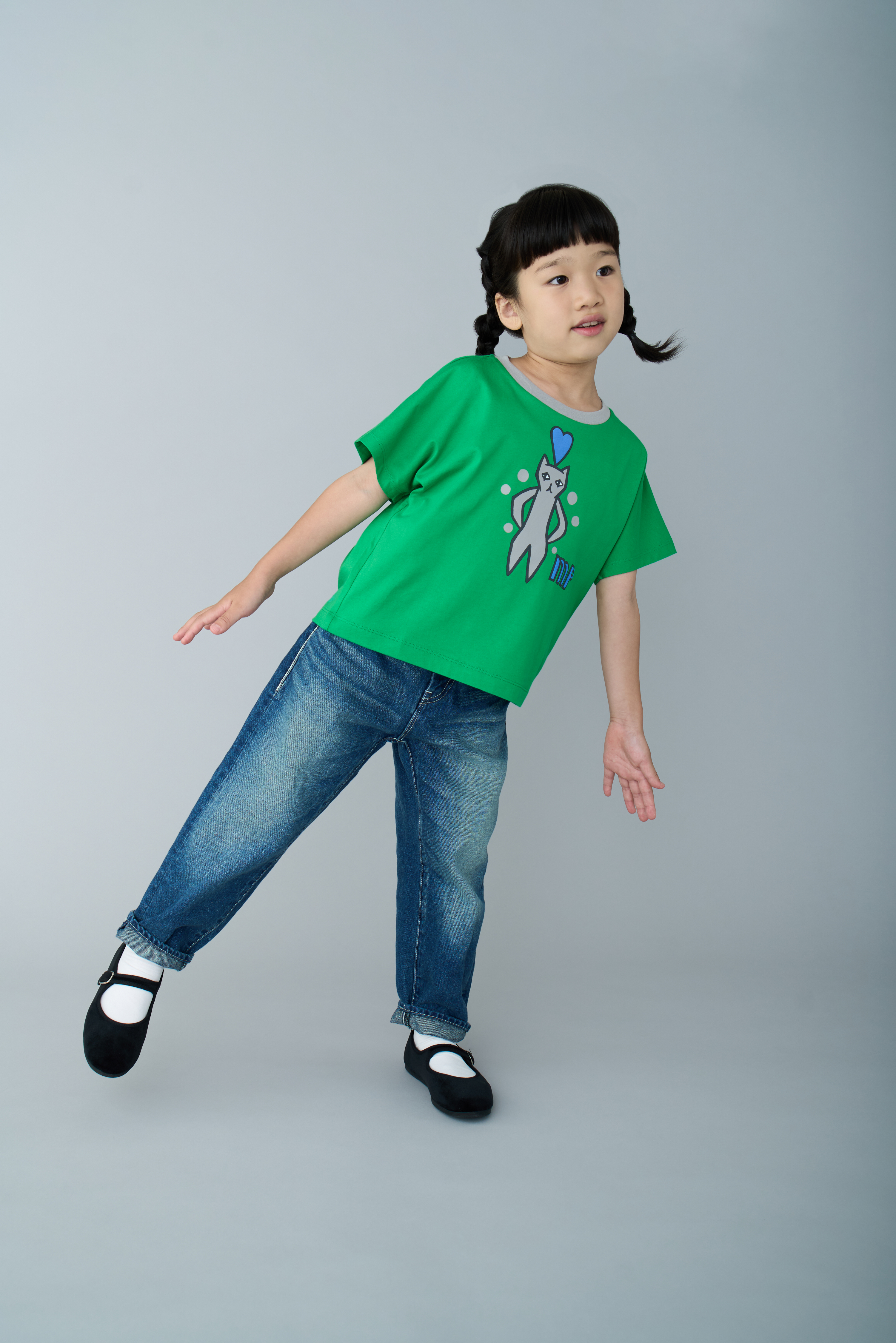 mina perhonen foamy Tシャツ symphony キッズ半袖カットソー - minä perhonen