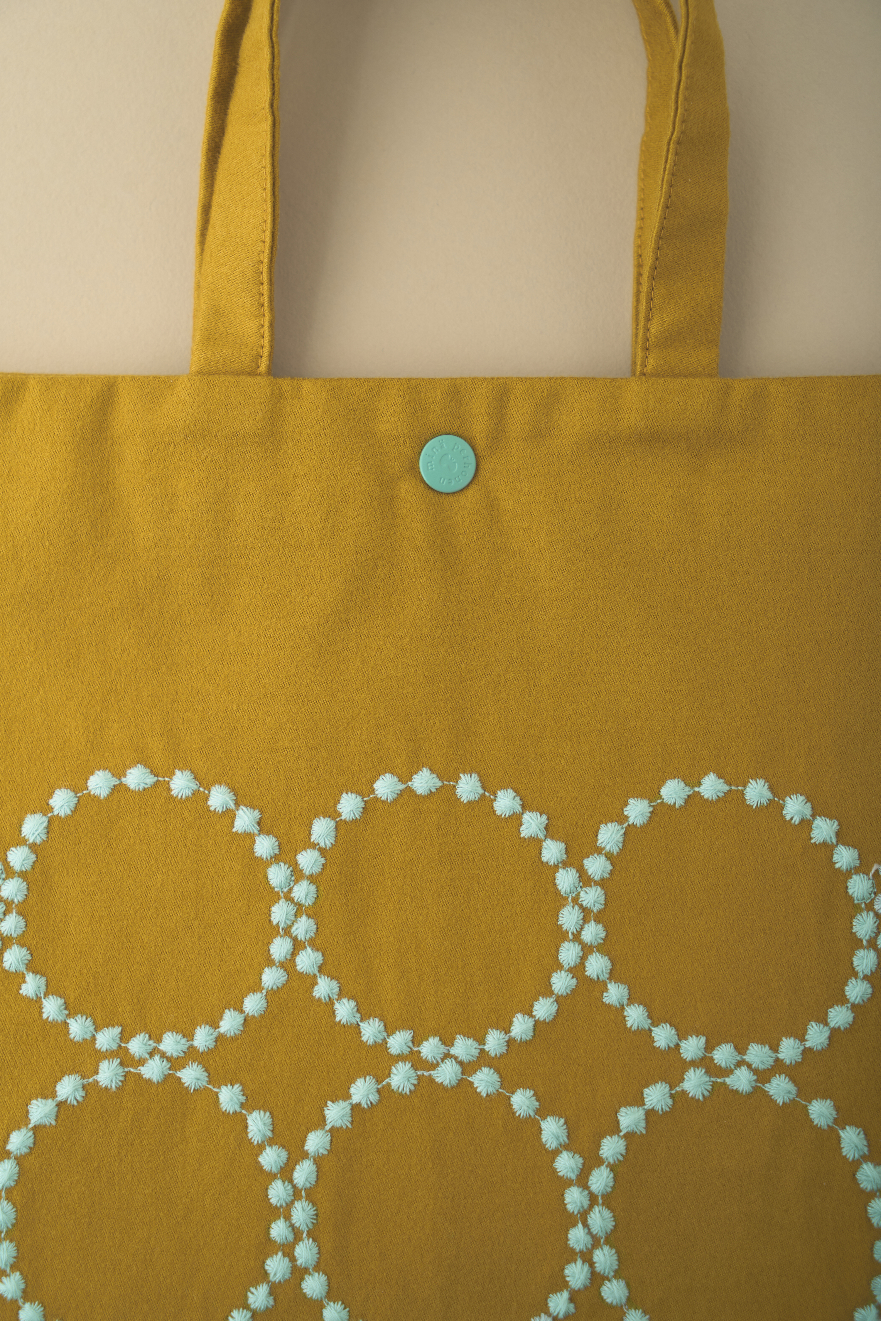 mina perhonen tambourineバッグ イエロー トートバッグ mina perhonen（ミナ ペルホネン）／kanssa tote tambourine L