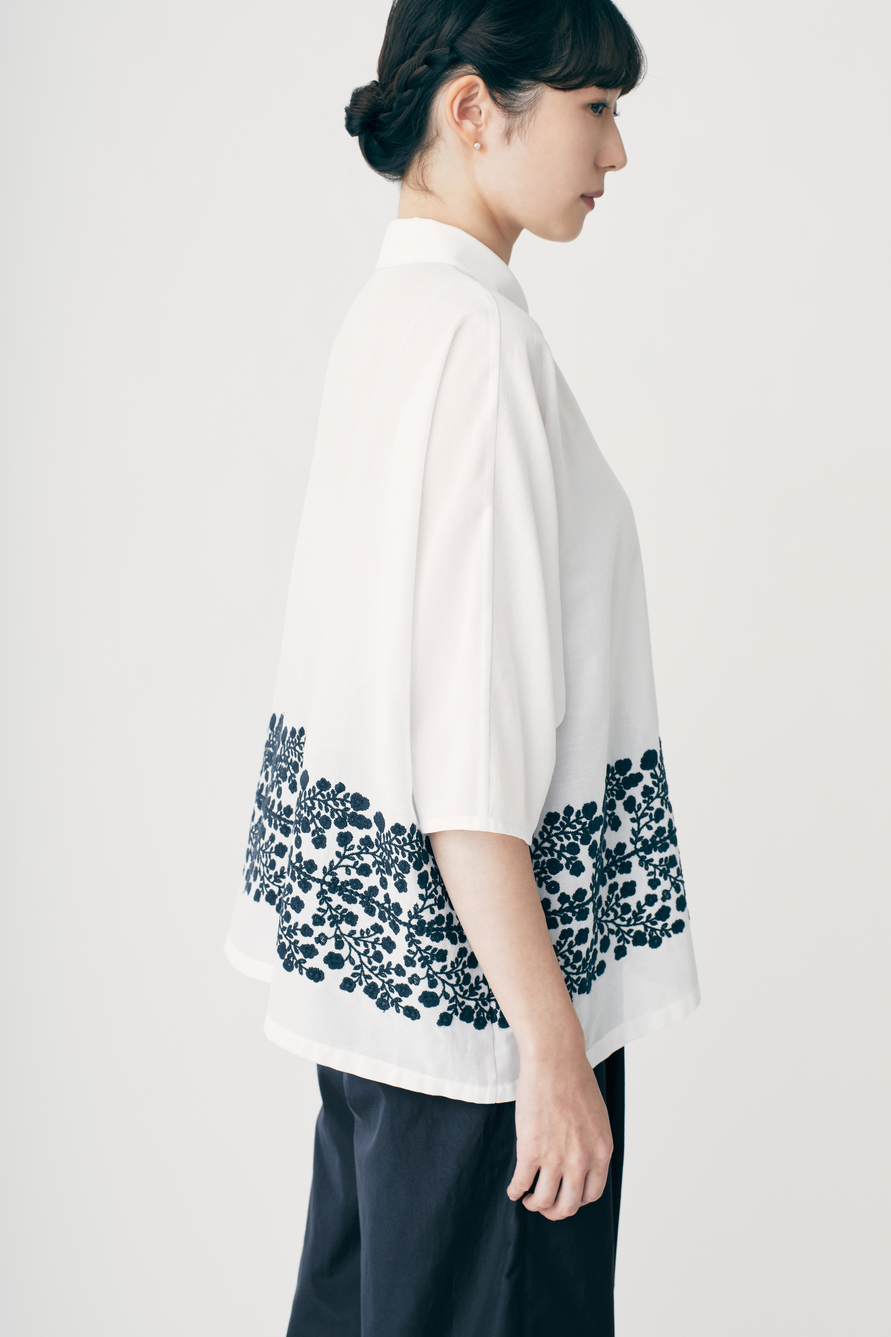 ミナペルホネン　kドルマンスリーブブラウス　36 ミナペルホネンkドルマンスリーブブラウス36