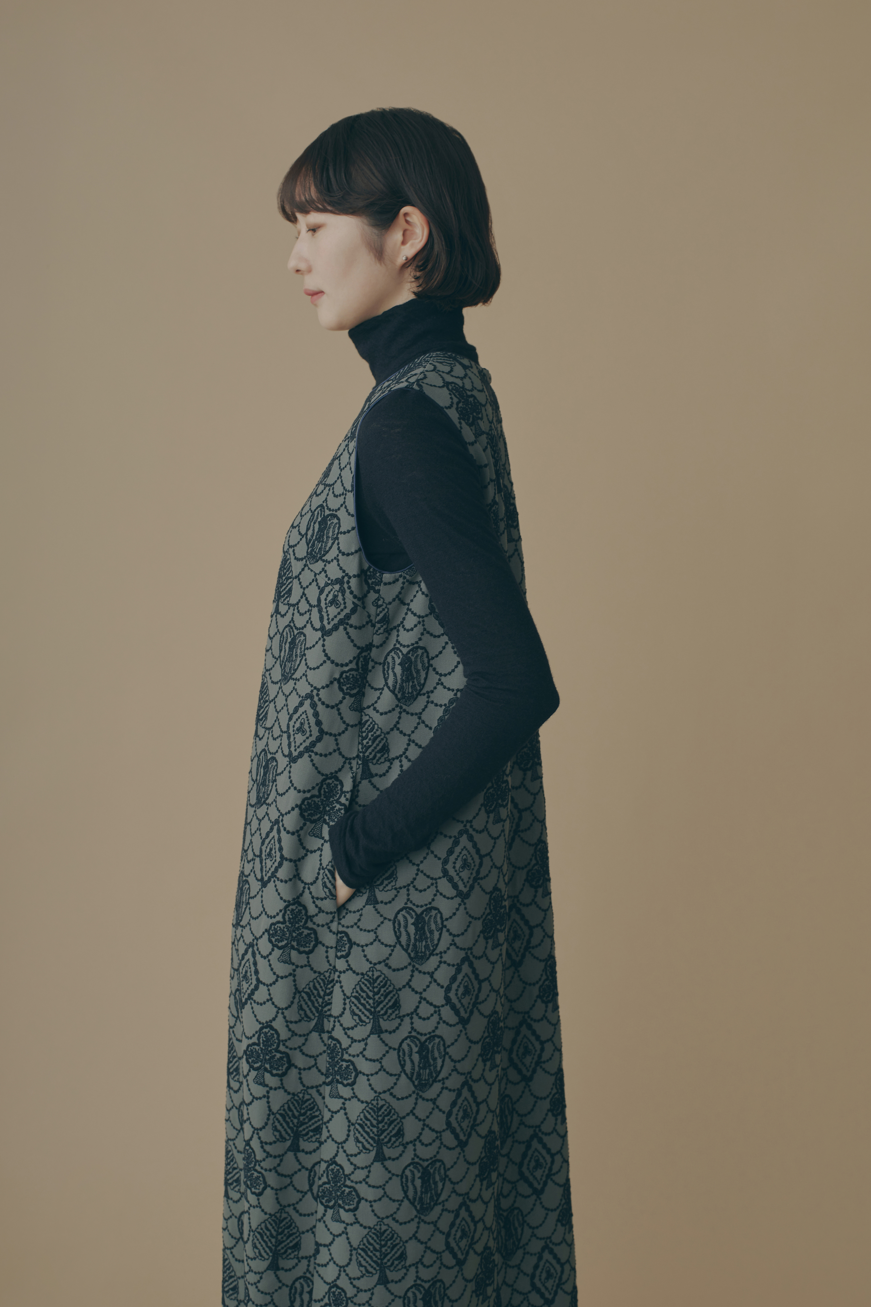 forest card ノースリーブドレス - minä perhonen