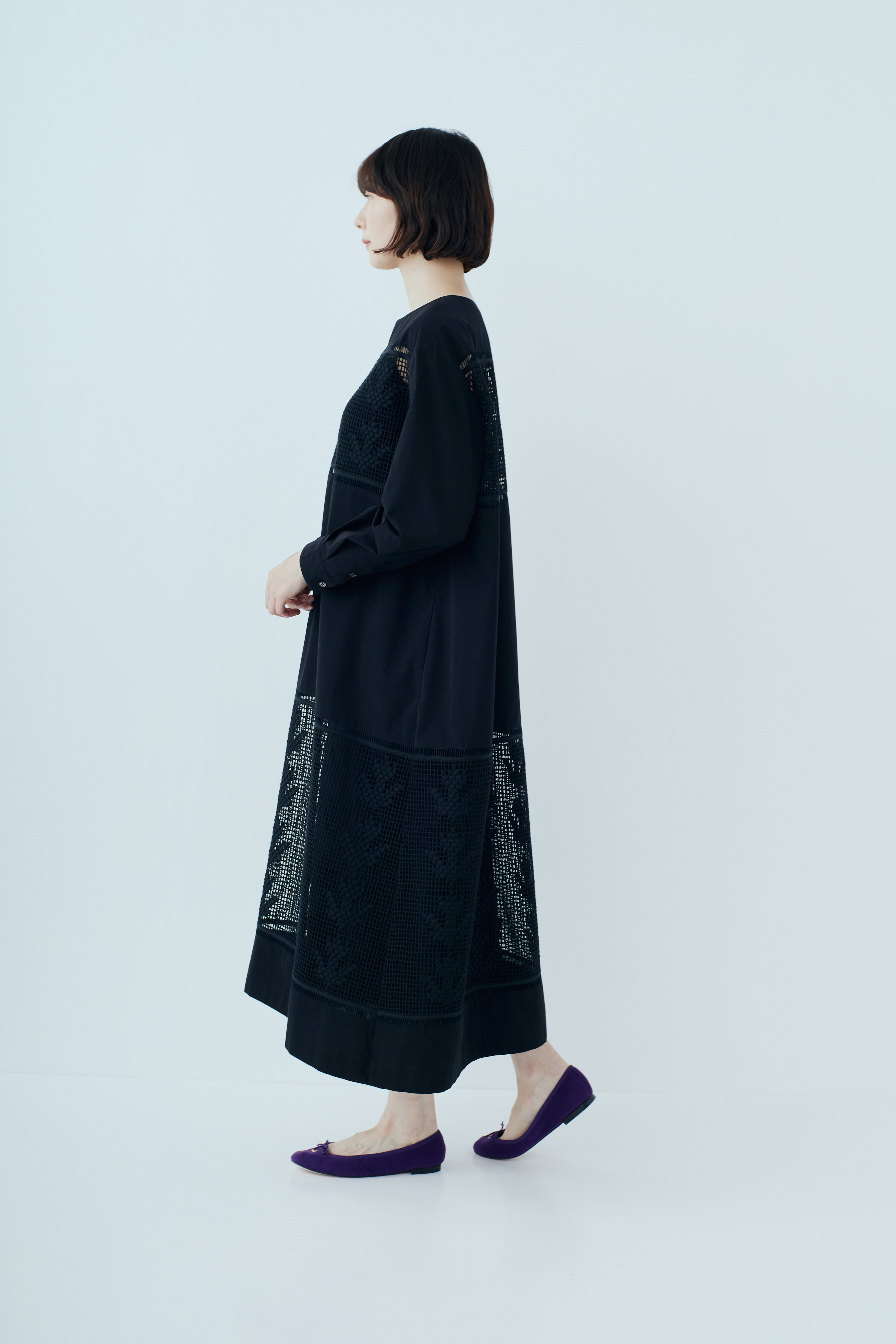 ミナペルホネンカシュクールワンピースチューリップtulip