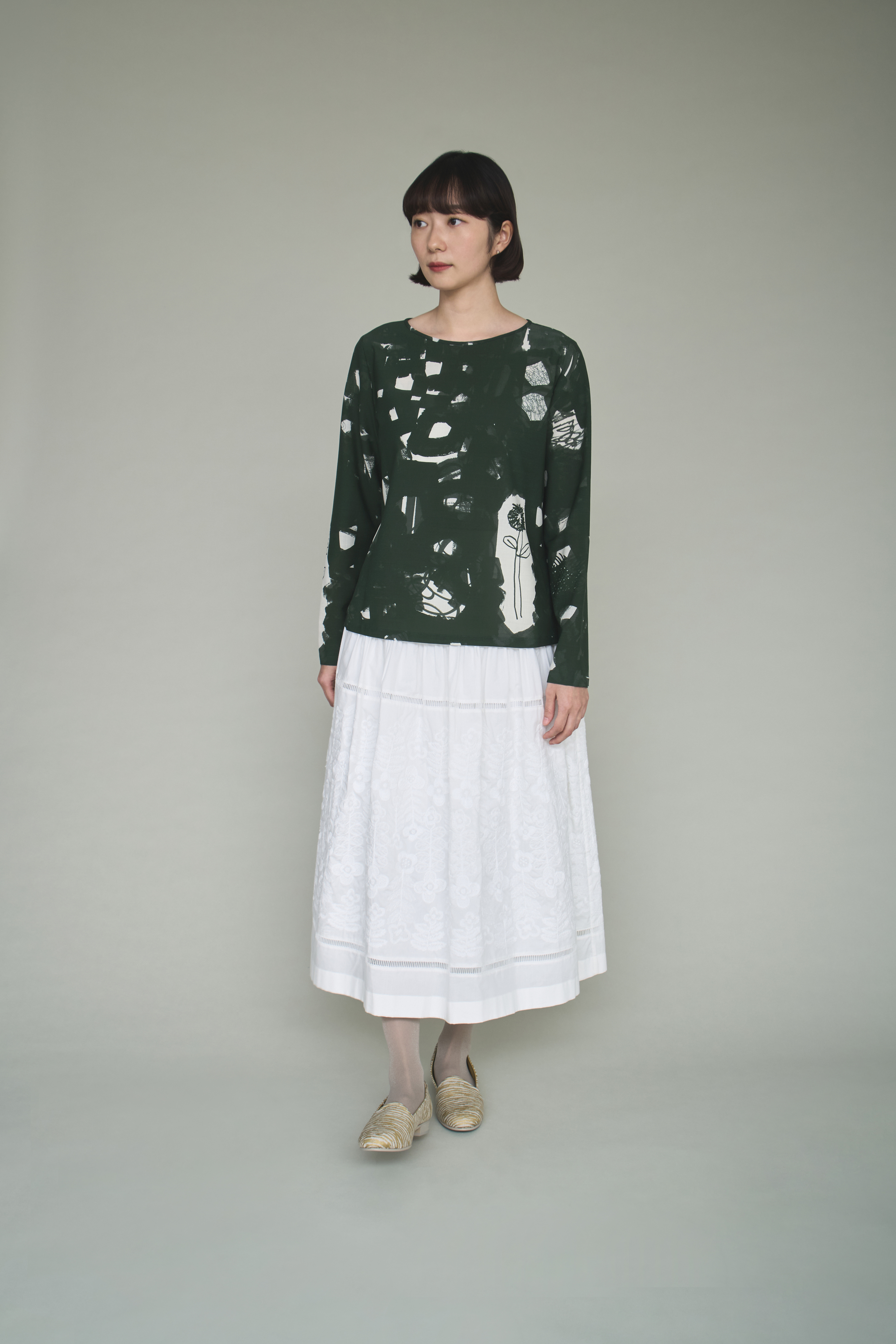 MINÄ PERHONEN  circle ブラウス　サイズ36 ミナペルホネン piece ブラウス - ミナペルホネン正規取扱店