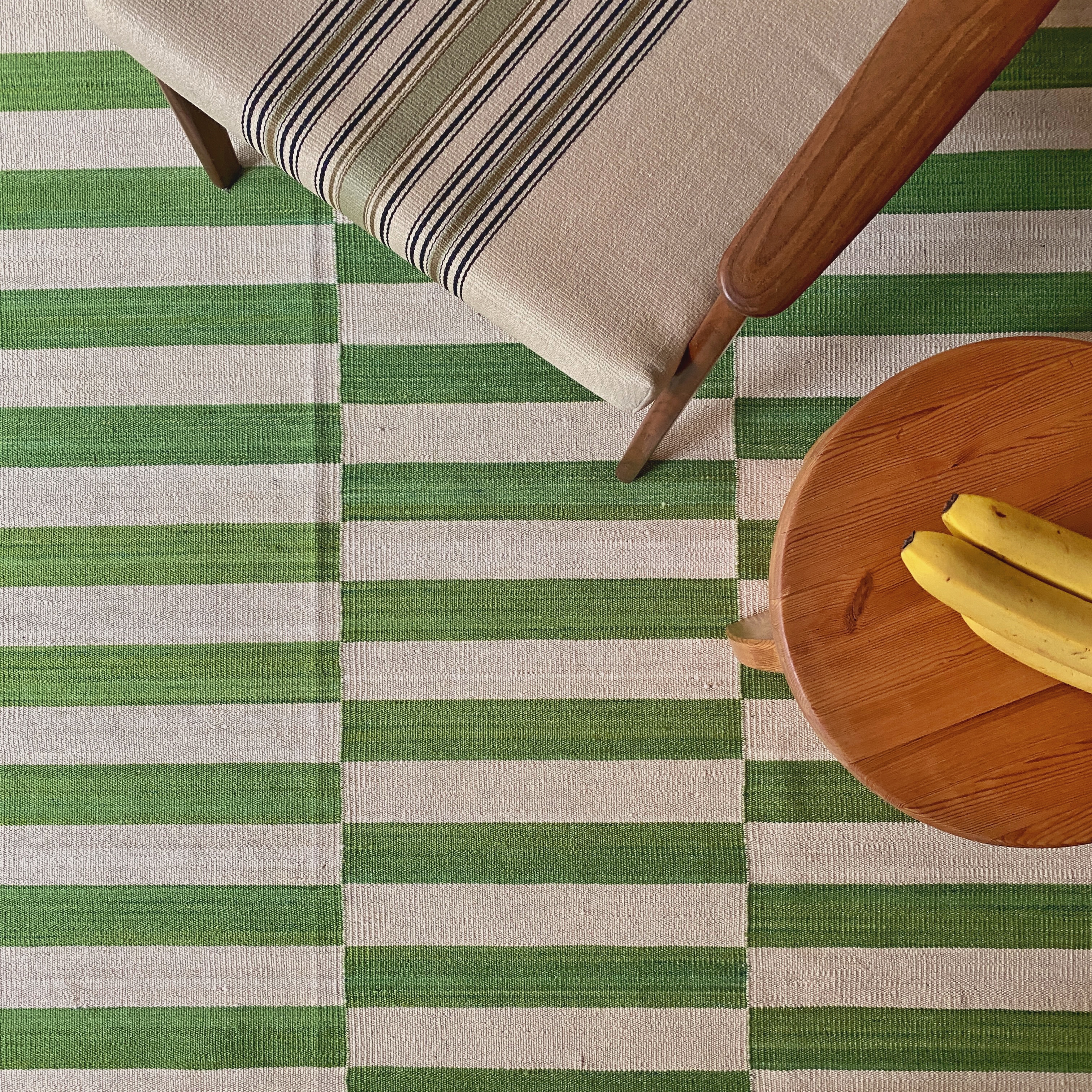 Kelim Rug Green Pattern - minä perhonen