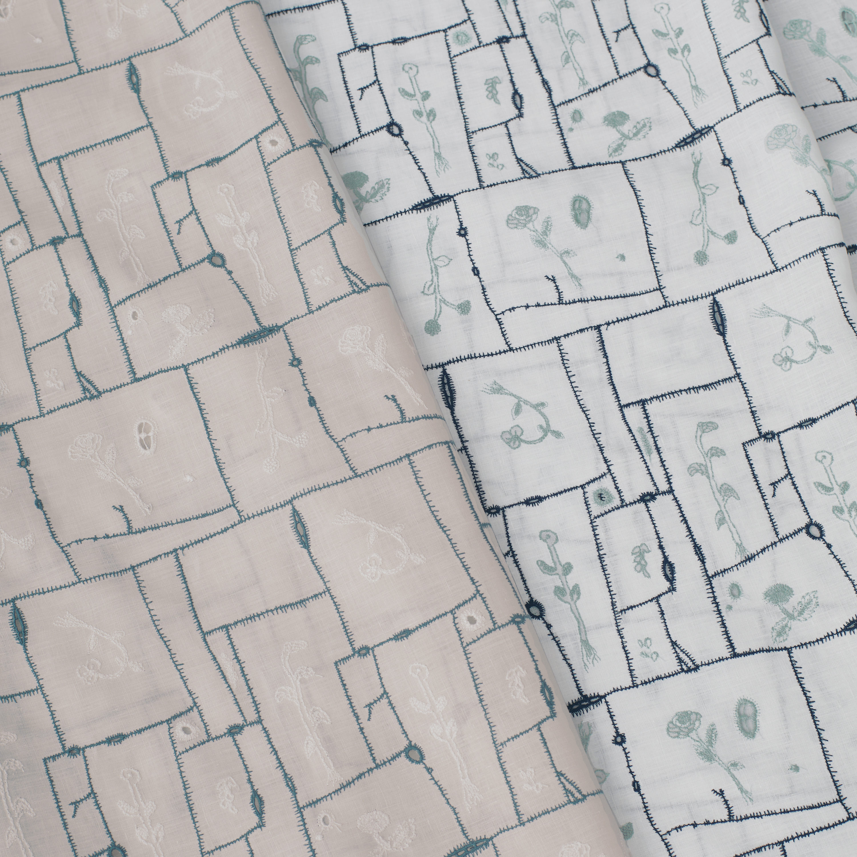 ミナペルホネン　ブラウス　38　garden patchwork 定価4.7万】ミナペルホネン mina perhonen garden patchwork
