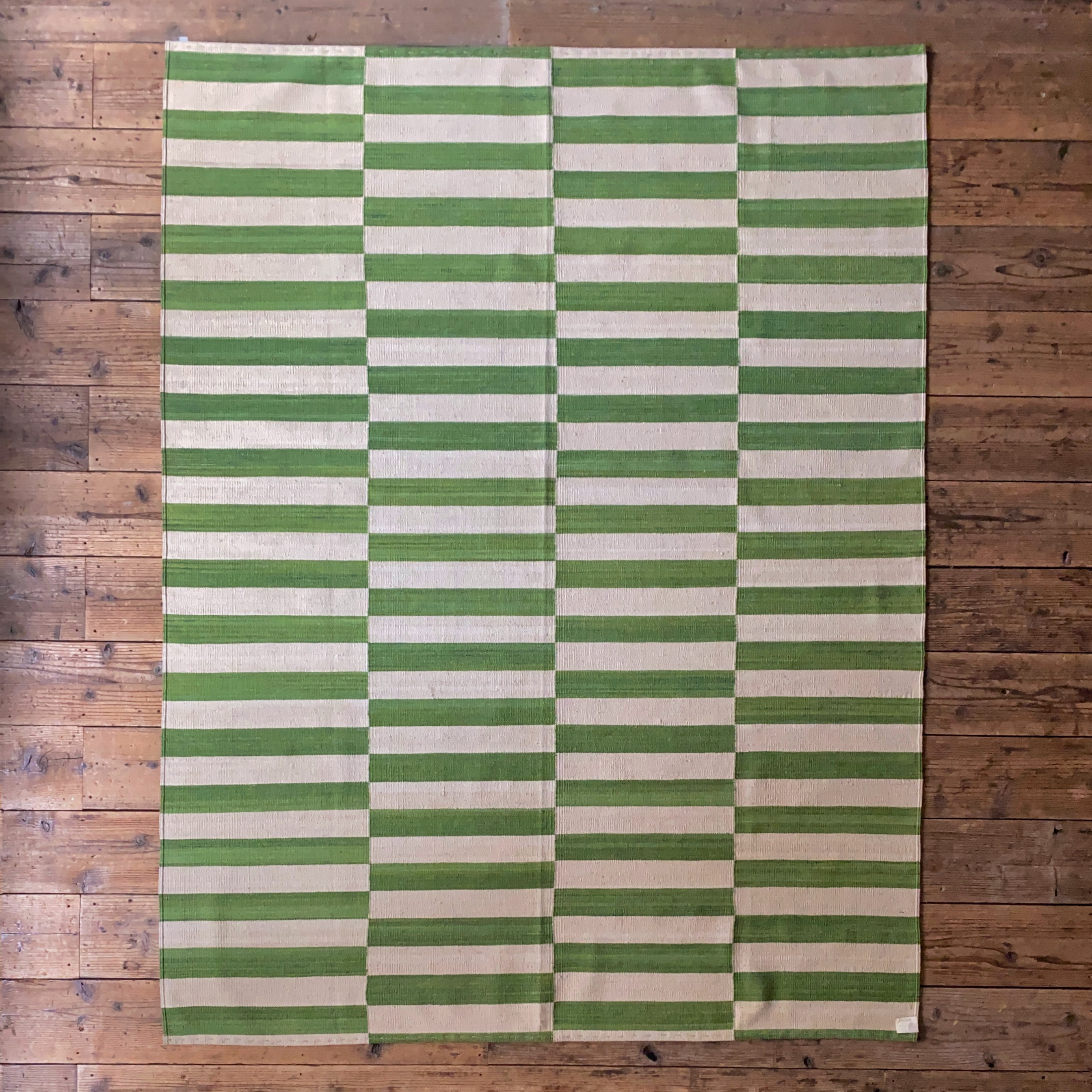 Kelim Rug Green Pattern - minä perhonen