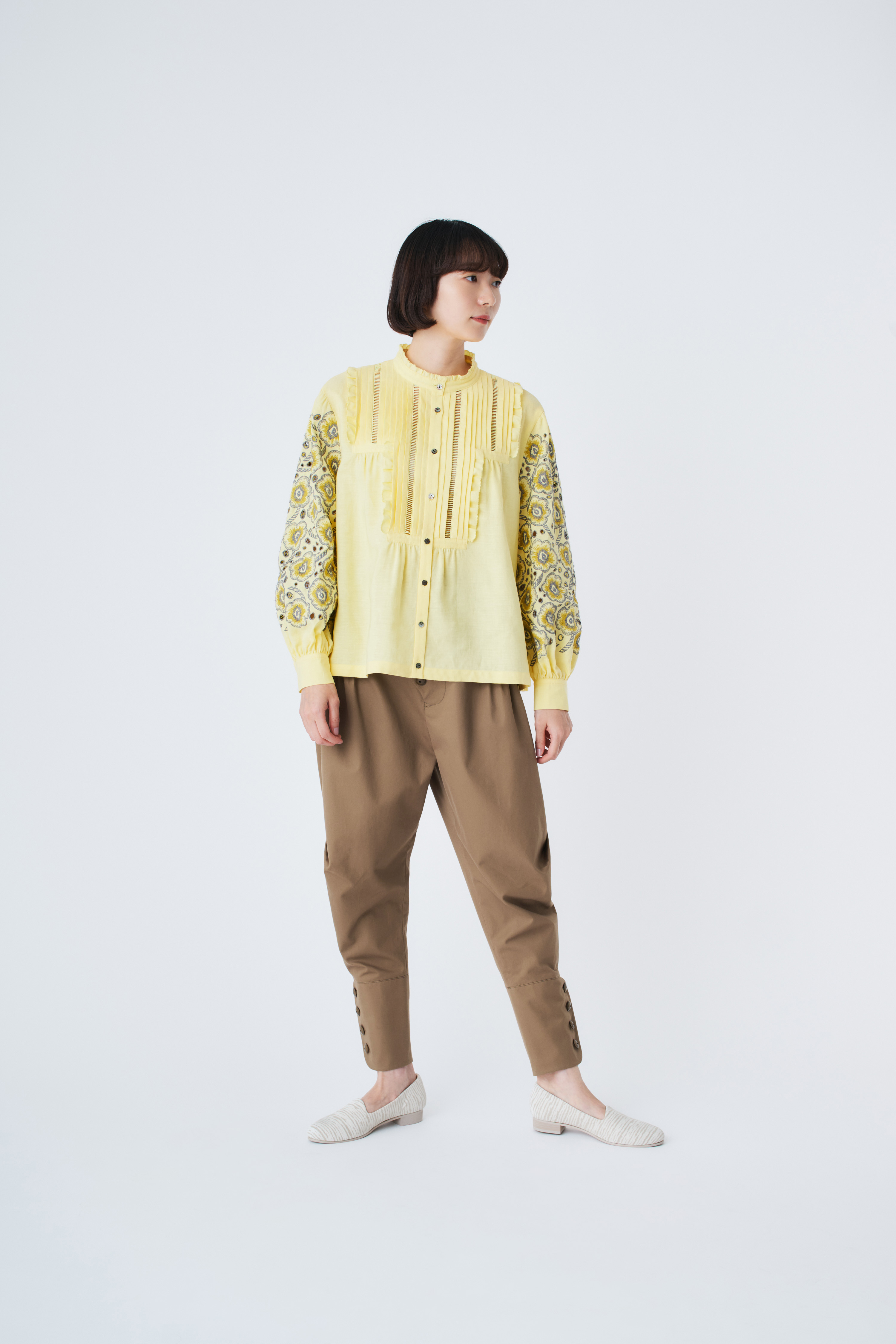 Luuu　オーダー分　受注製作　ミナペルホネン　ハンドメイドブラウス Luuu オーダー分 受注製作 ミナペルホネン ハンドメイドブラウス