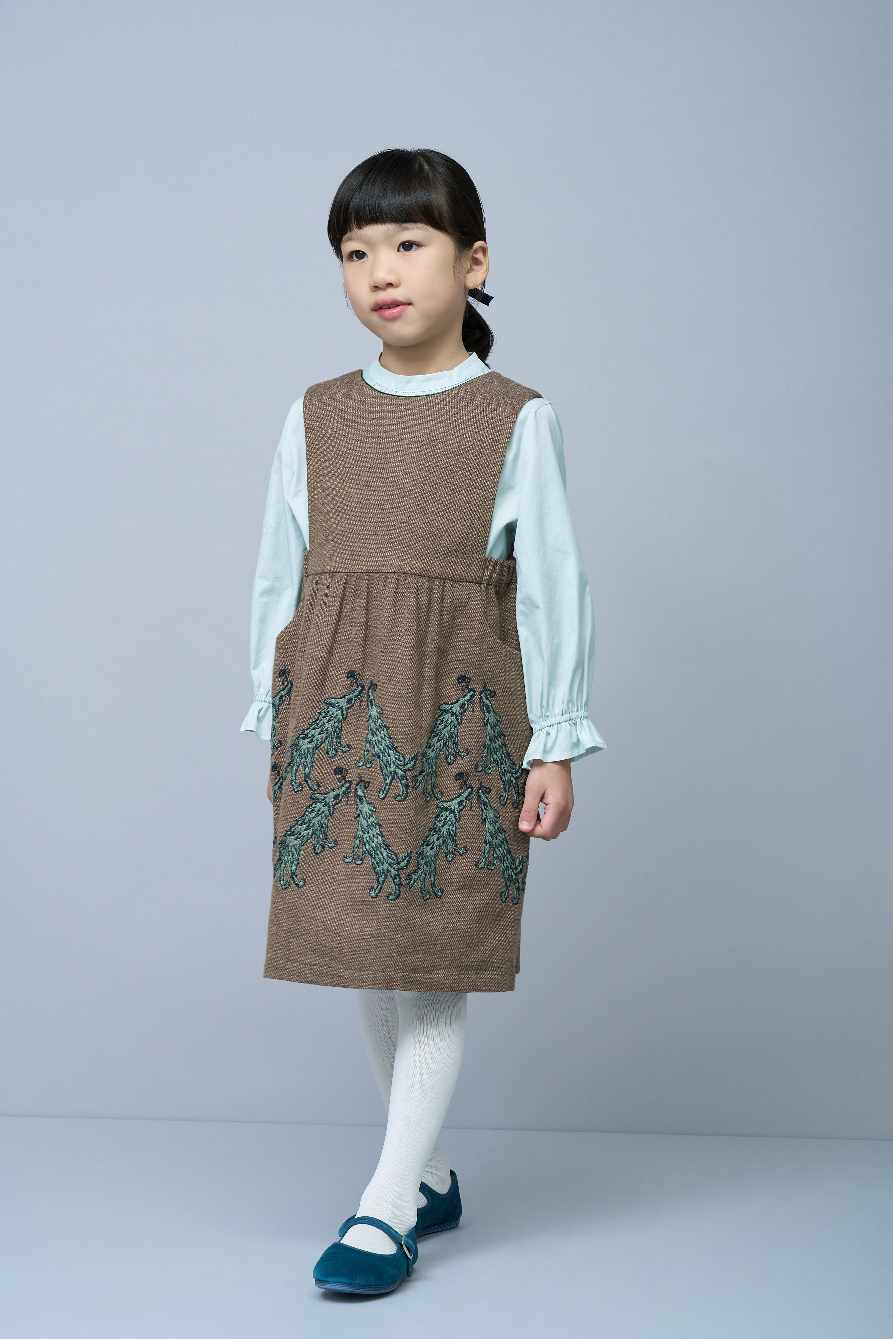 wolf & flower ジャンパースカート - minä perhonen