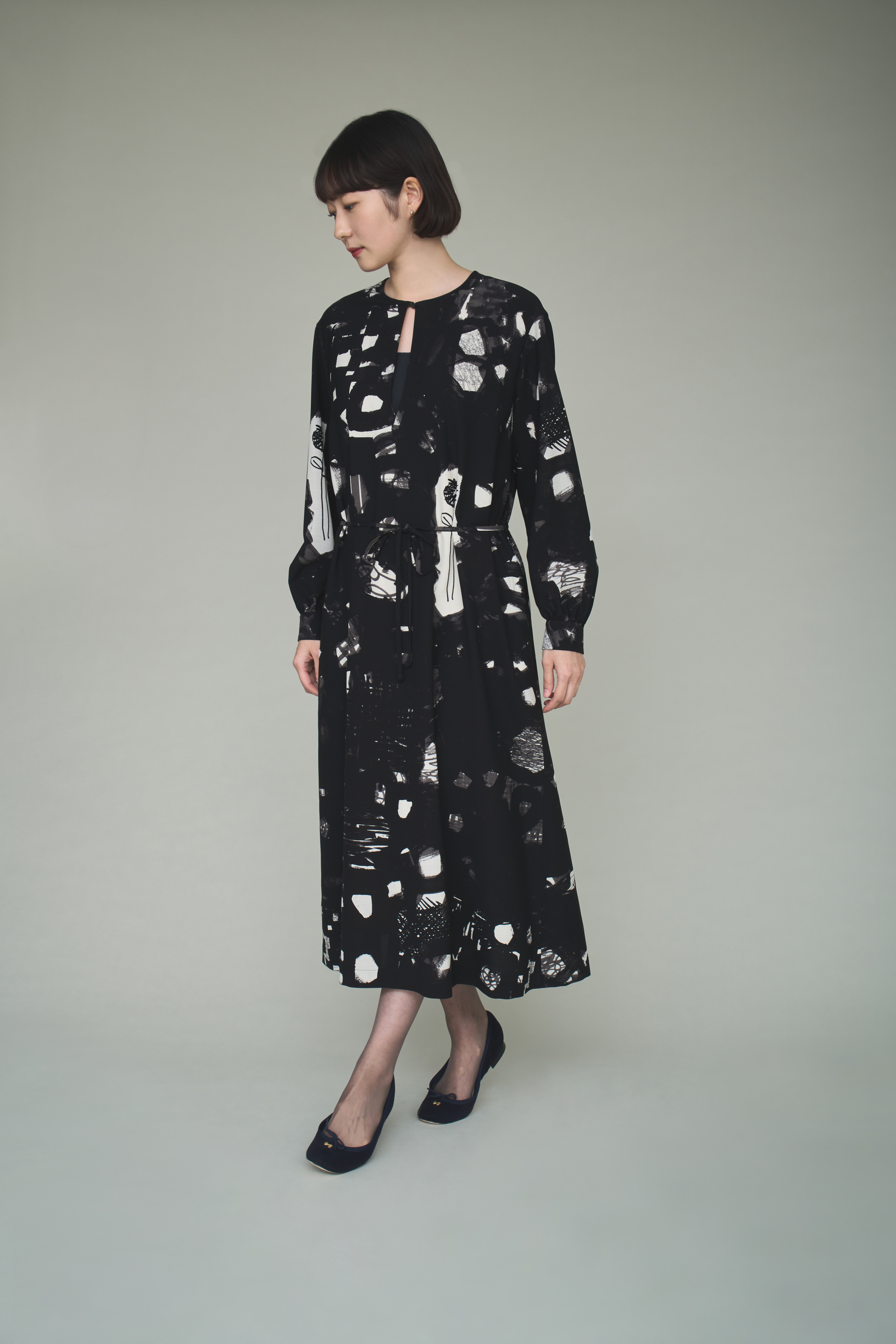 送料関税込★Asceno★プリントシルクマキシドレス HIMEKA/関西コレクション着用】ANDY Fashion Press 19掲載