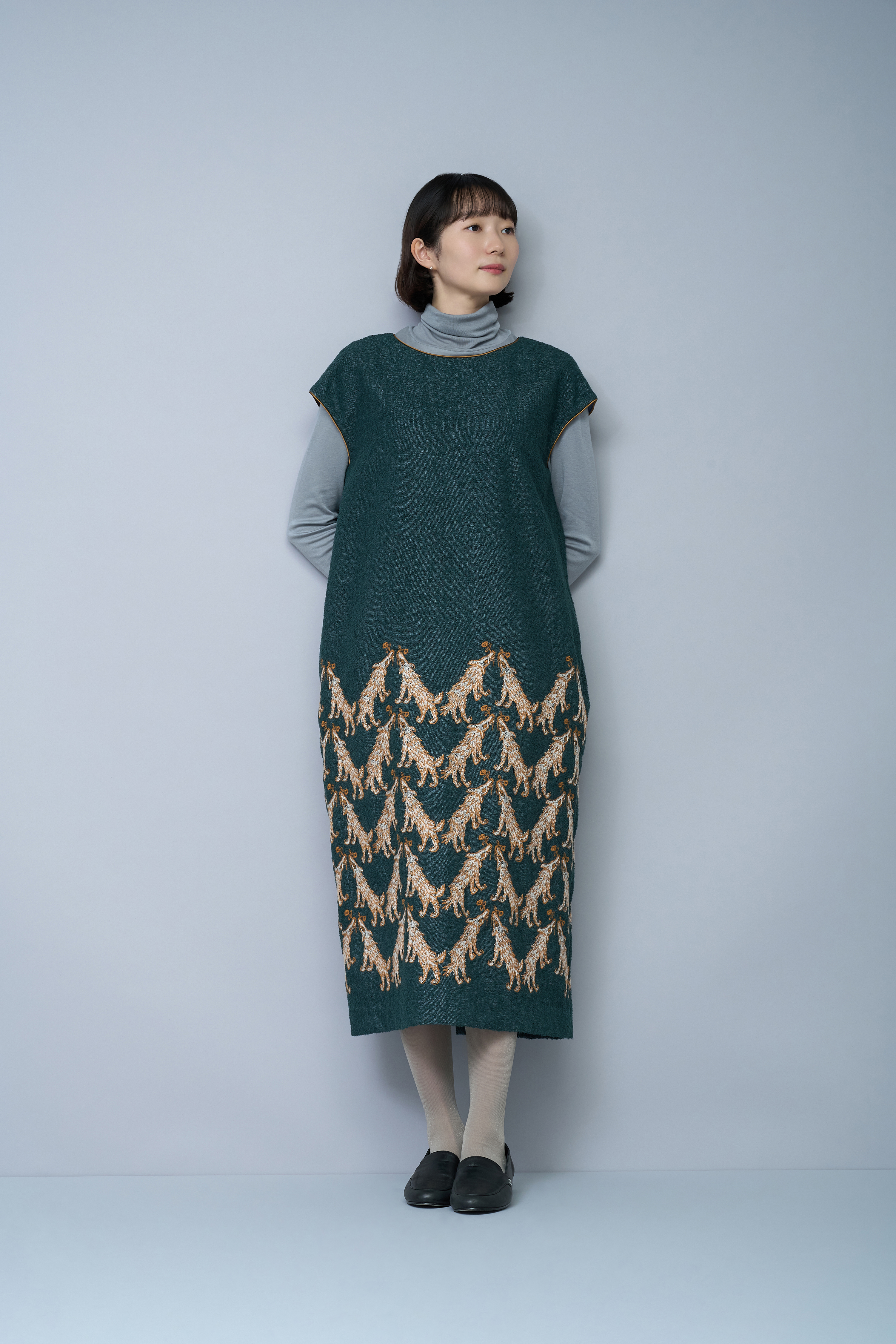 wolf & flower ドレス - minä perhonen