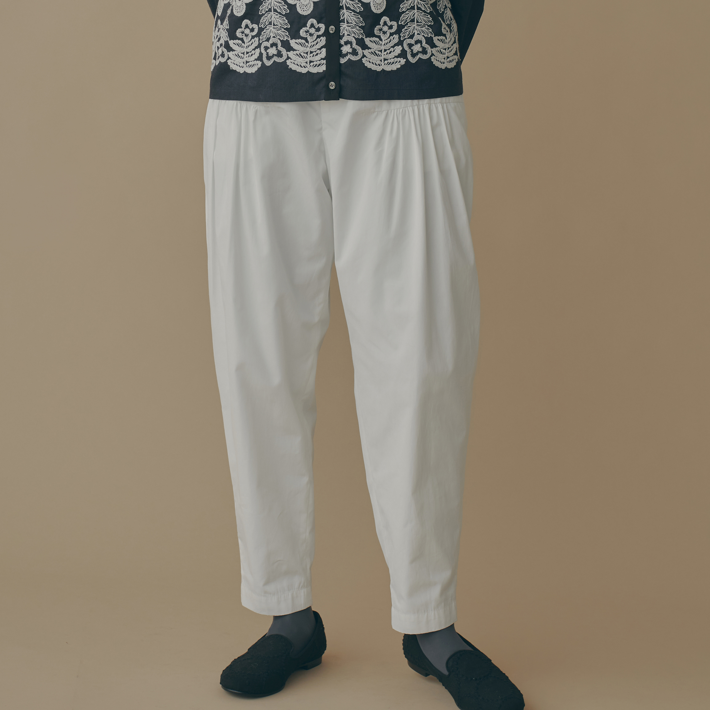 mina perhonen パンツ（その他） 茶 0191725J0026 mina perhonen anone-anone パンツ - ミナペルホネン正規取扱店