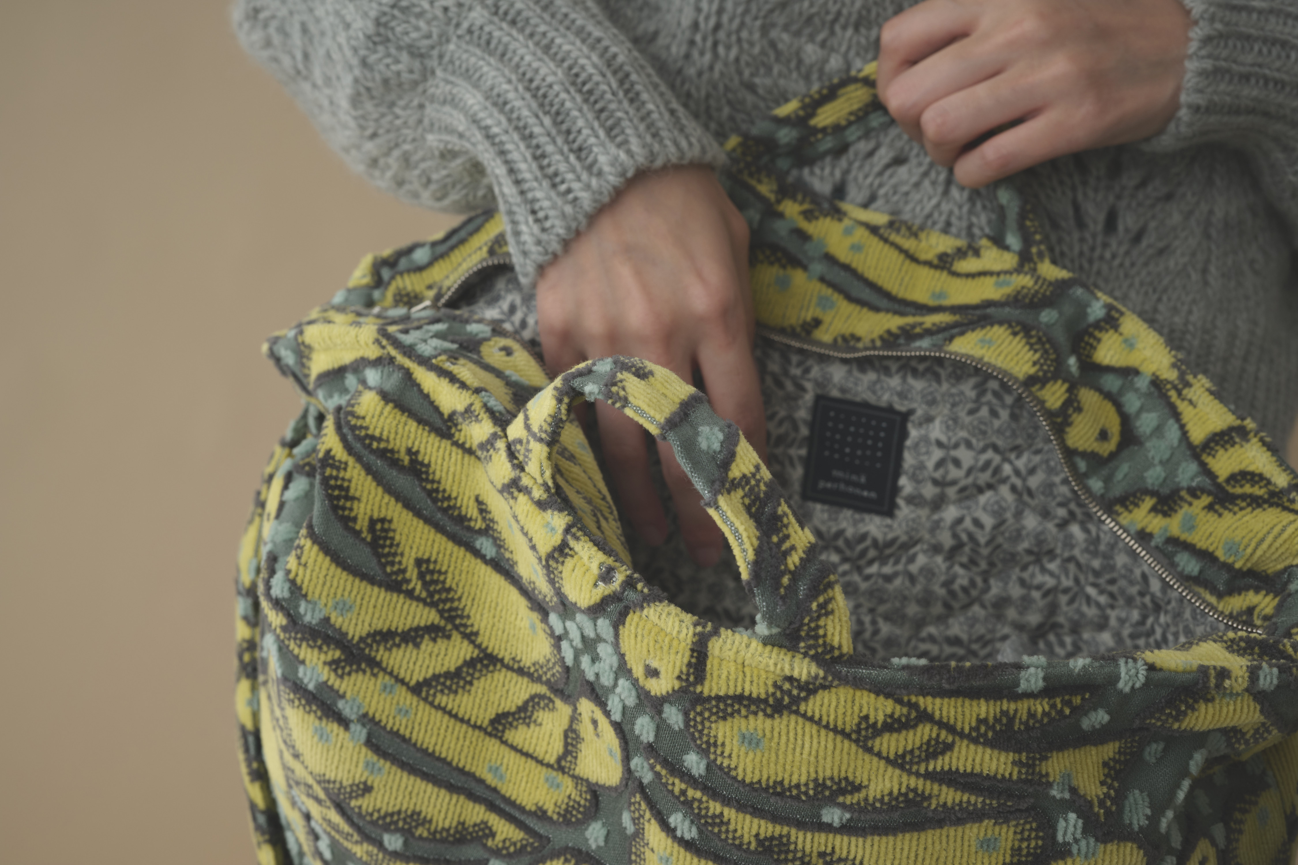 mamaboo キルティングショルダーブライアル ミーナ wind bird ショルダーバッグ - minä perhonen