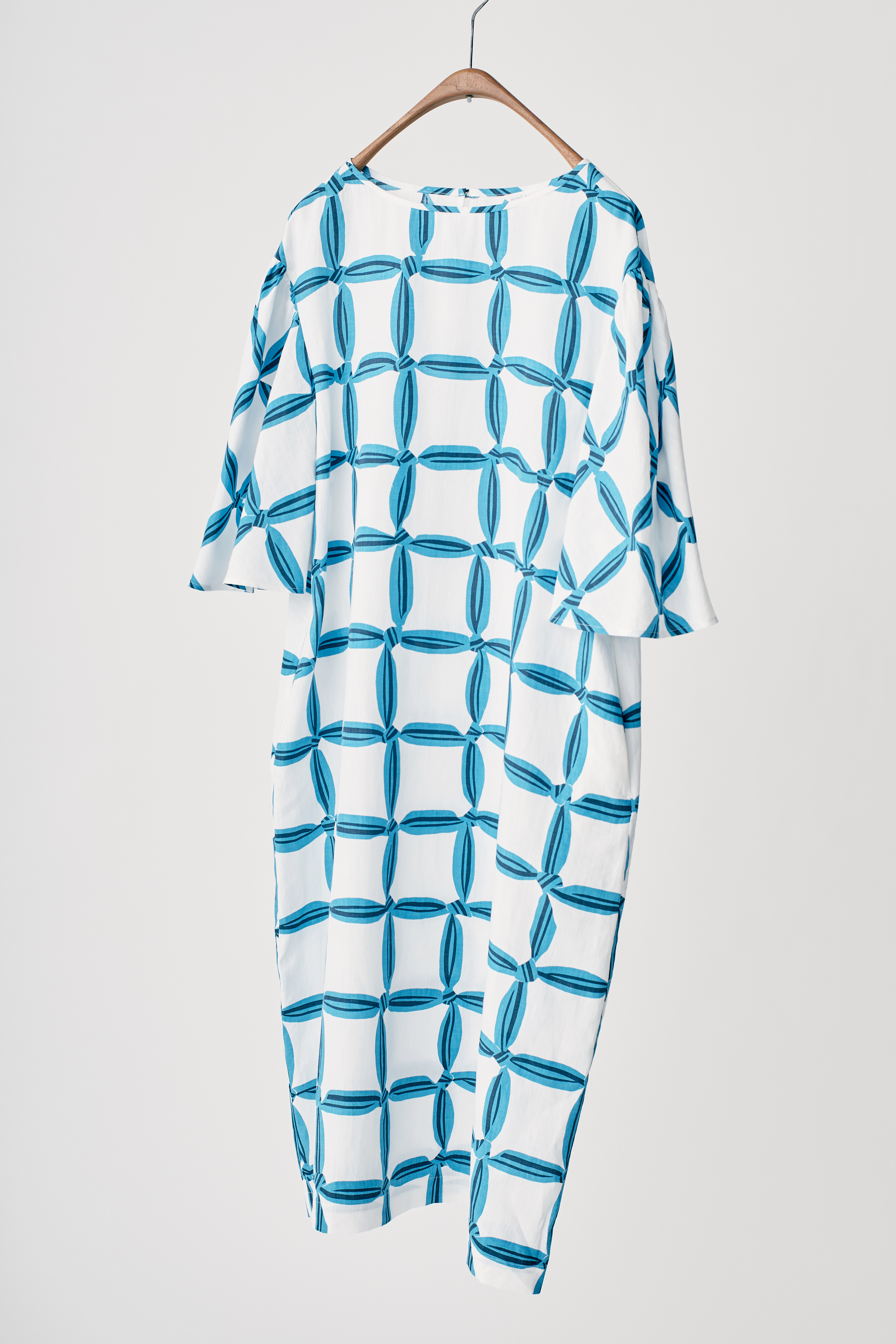 未使用 ミナペルホネン solmio ドレス 160 完売品 solmio ギャザーフレアスリーブドレス - minä perhonen