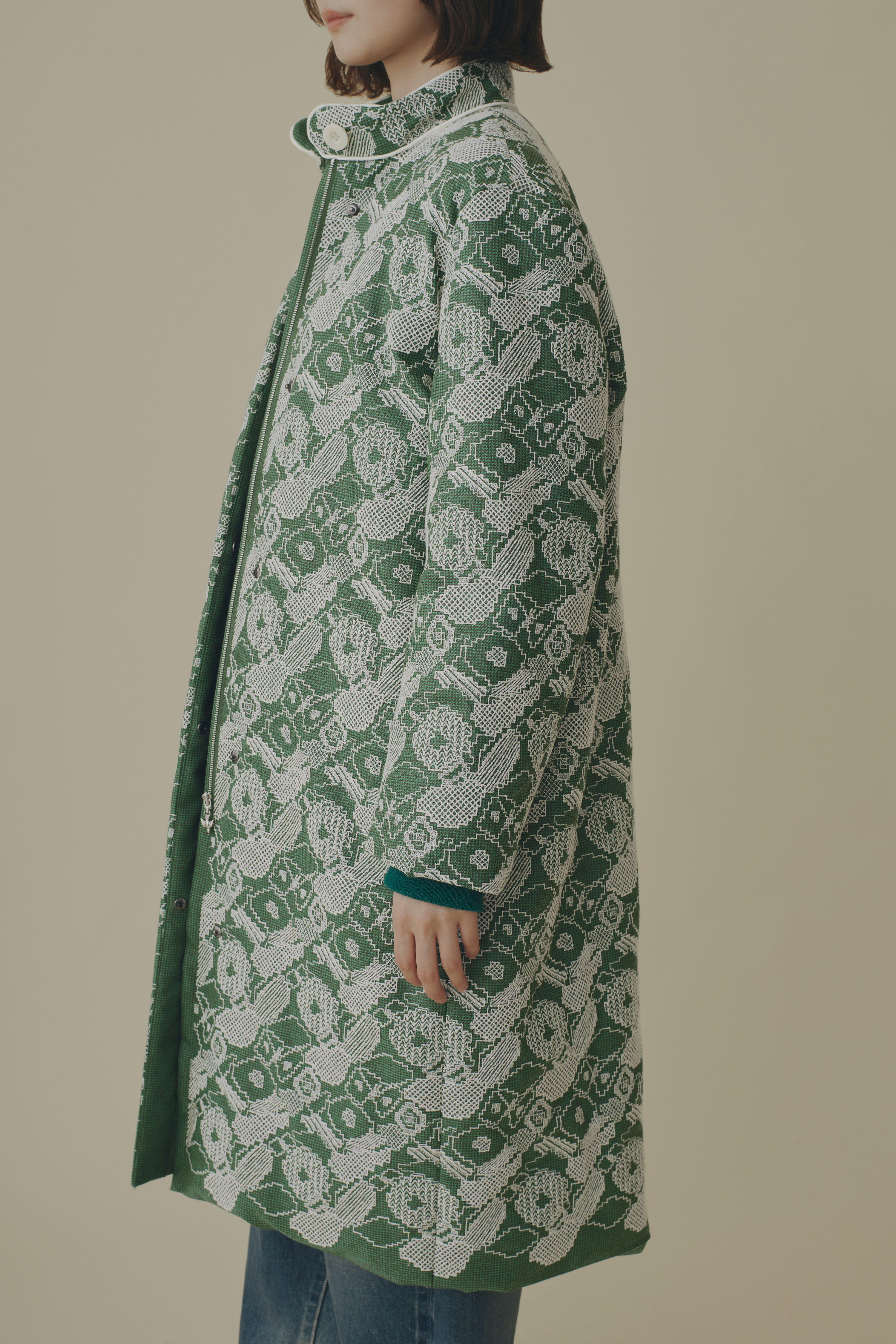 stitch garden ダウンコート - minä perhonen