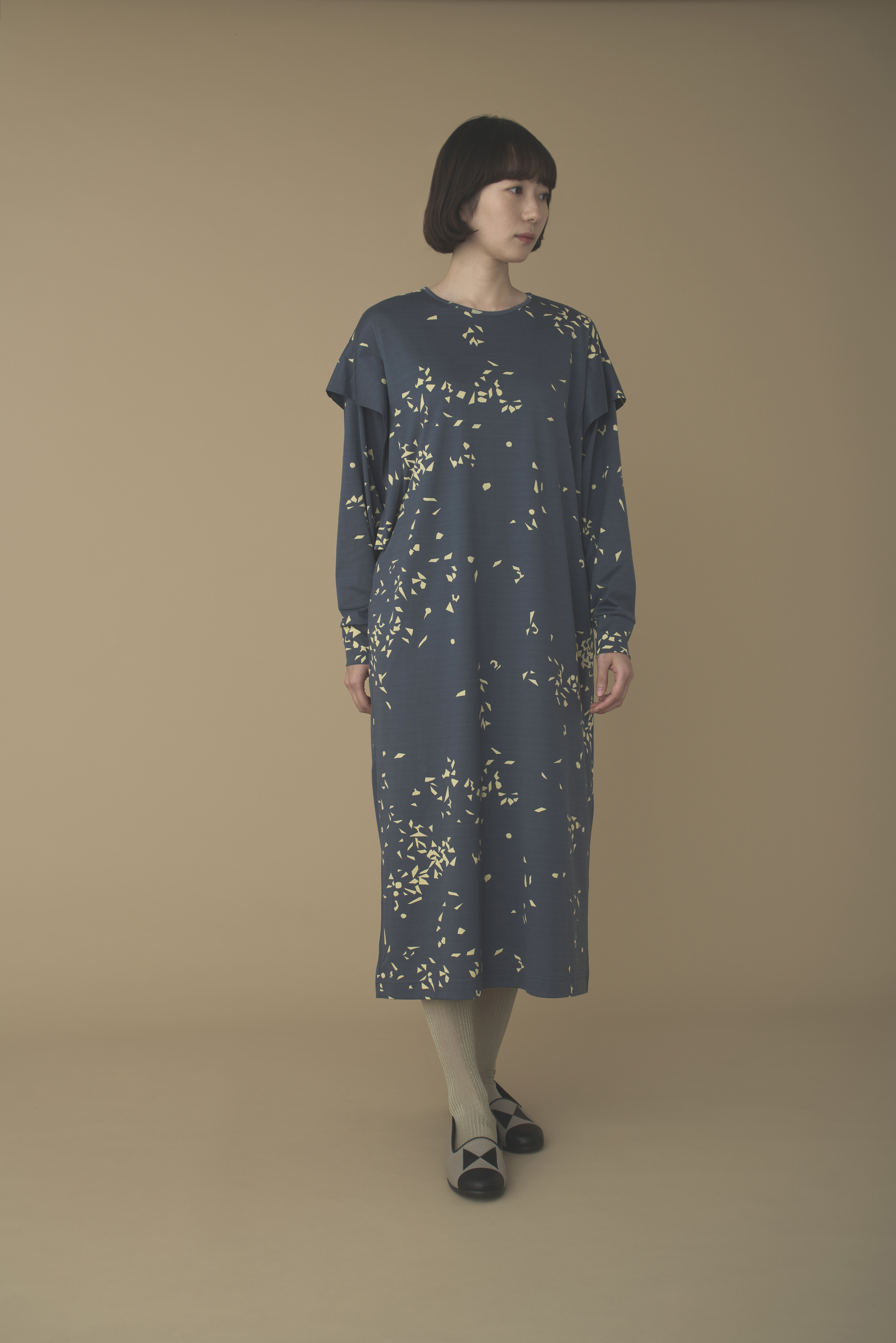 mina perhonen 新品未使用ensoku dress 90 star snow カットソードレス - minä perhonen