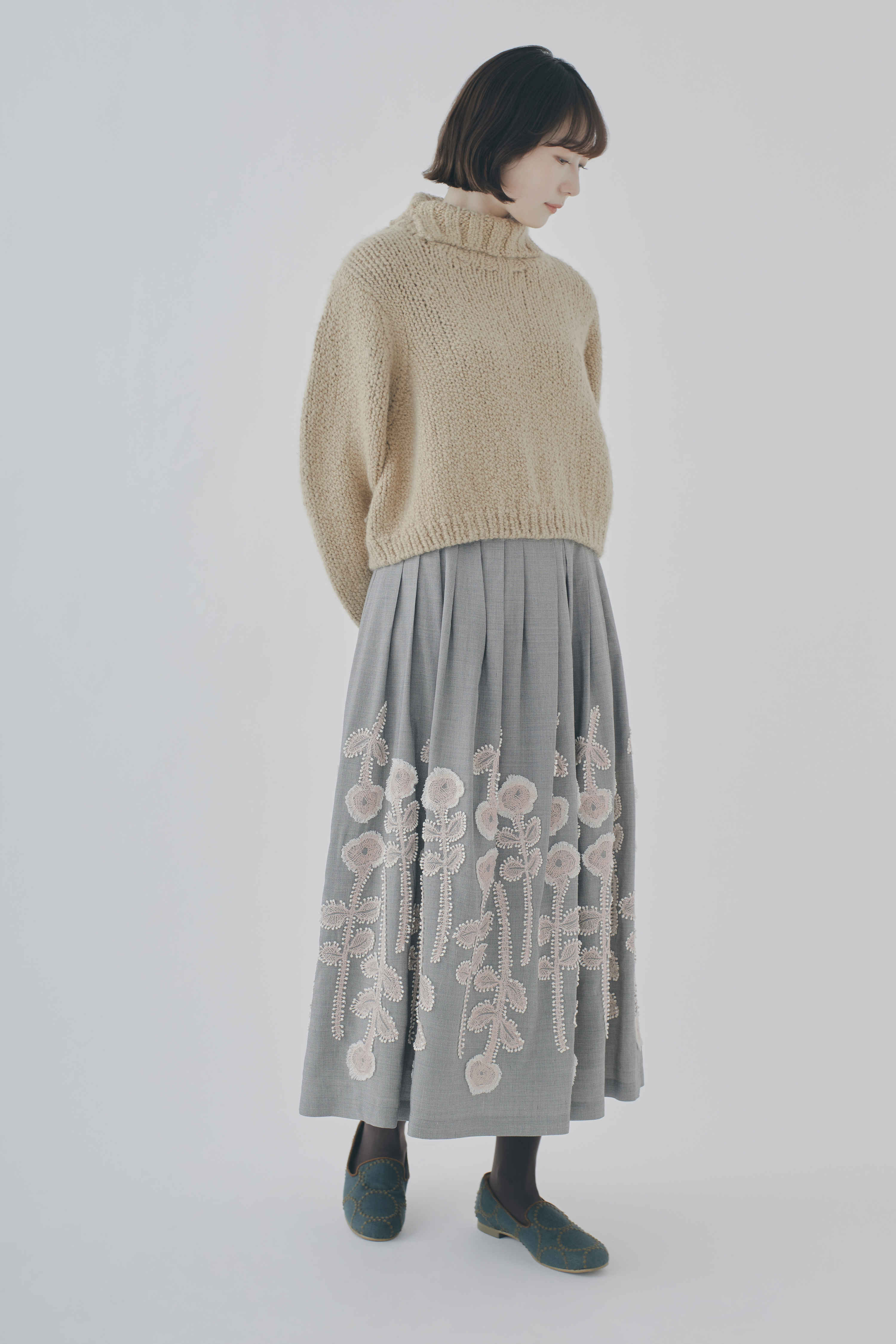 サイズ40ミナペルホネン Jardin スカート 40 - スカート