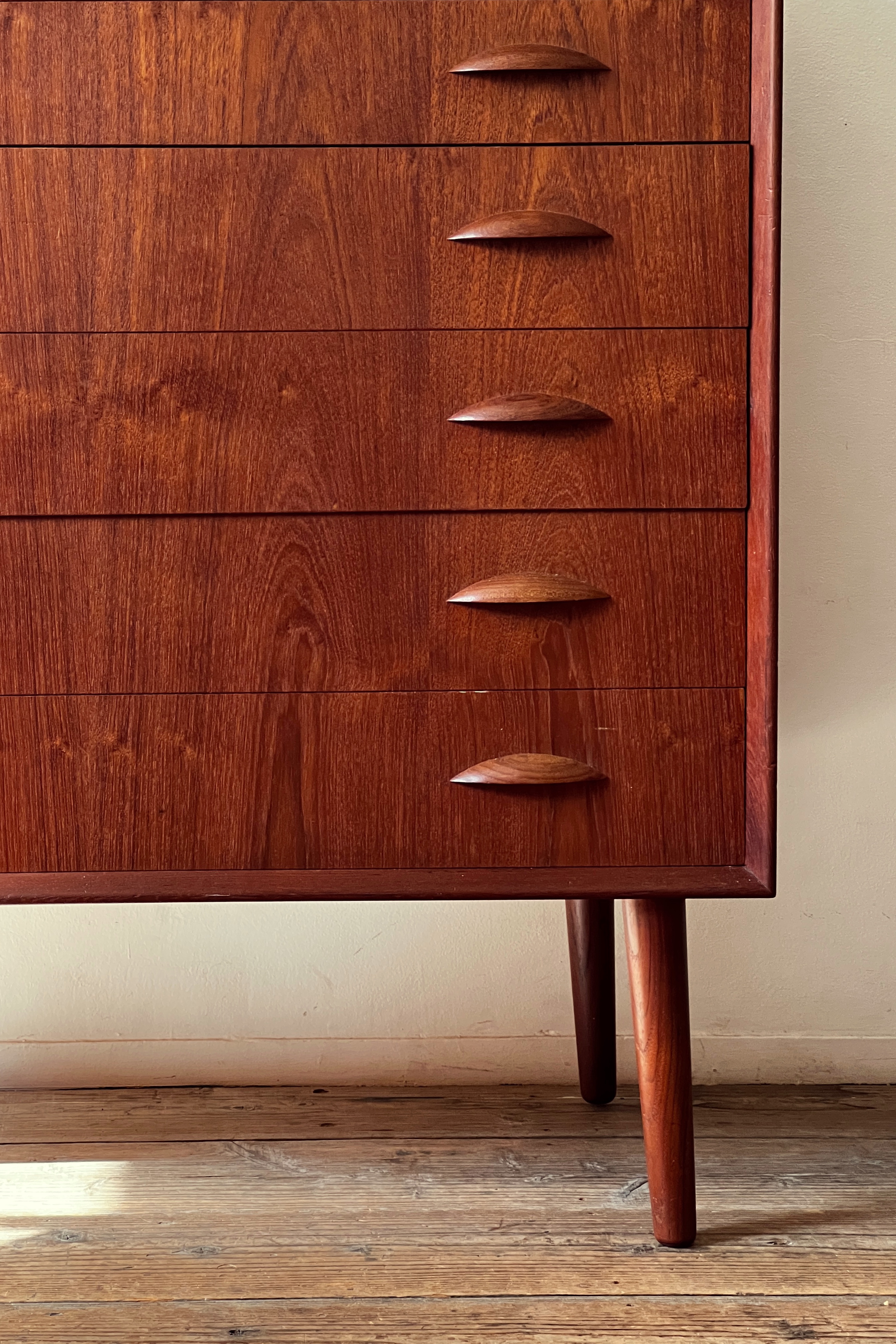 こでまり スウェーデン製 チーク チェア ミナペルホネン仕上済 Nychair