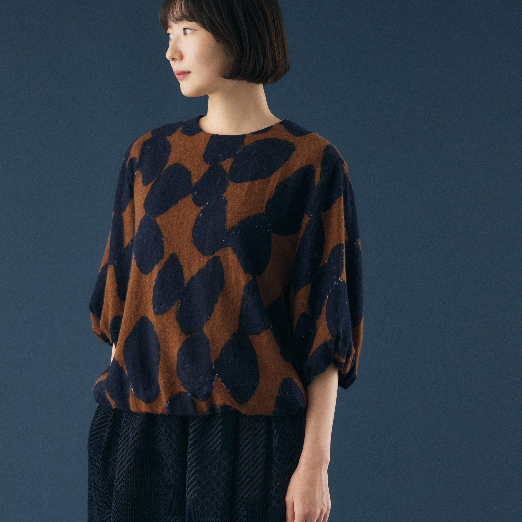 minä perhonen チェック柄 ブラウス　シャツ フレアスリーブ　日本製 楽天市場】ミナペルホネン ブラウス（シャツ・ブラウス