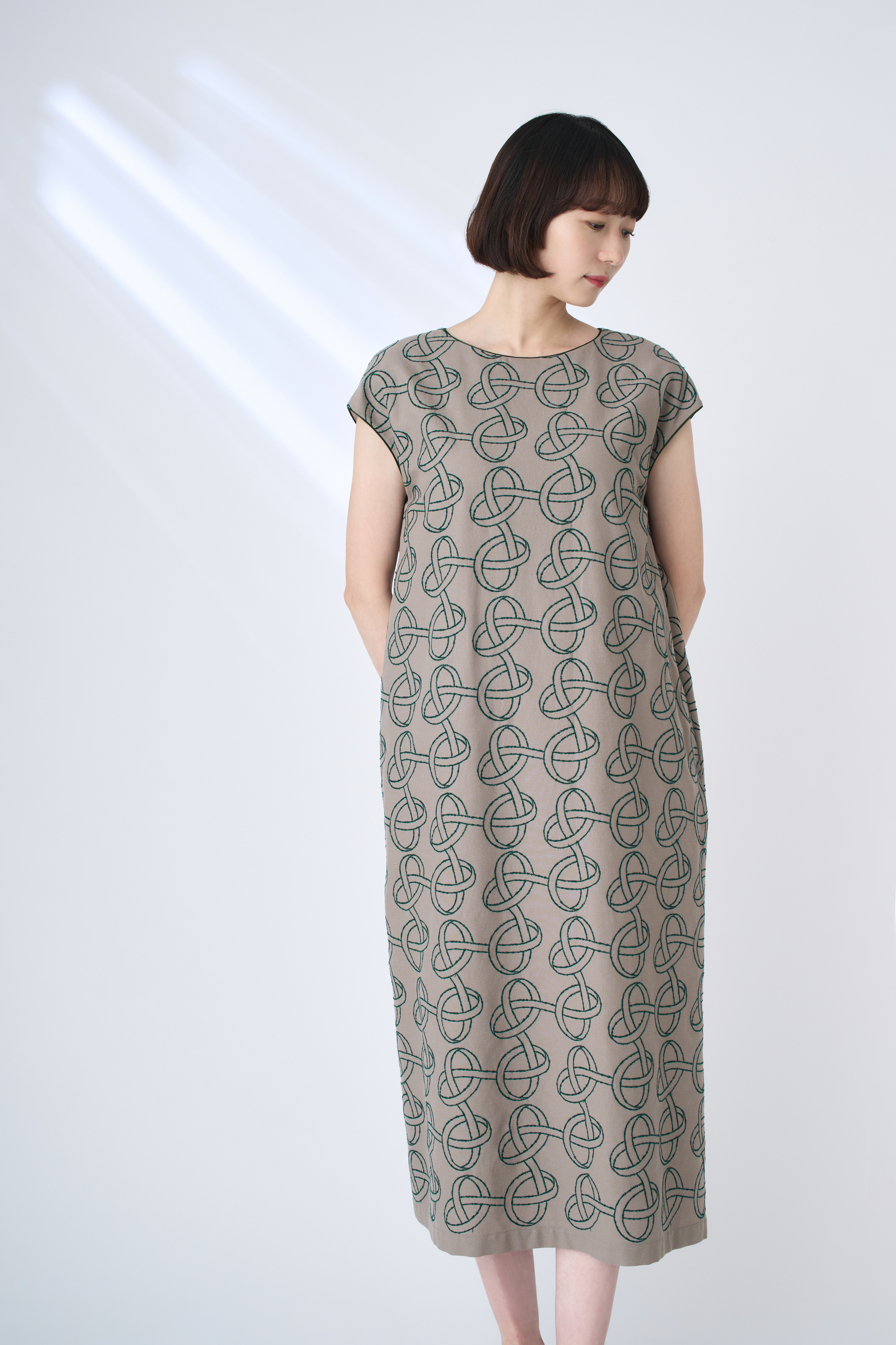 sitoa フレンチスリーブドレス - minä perhonen