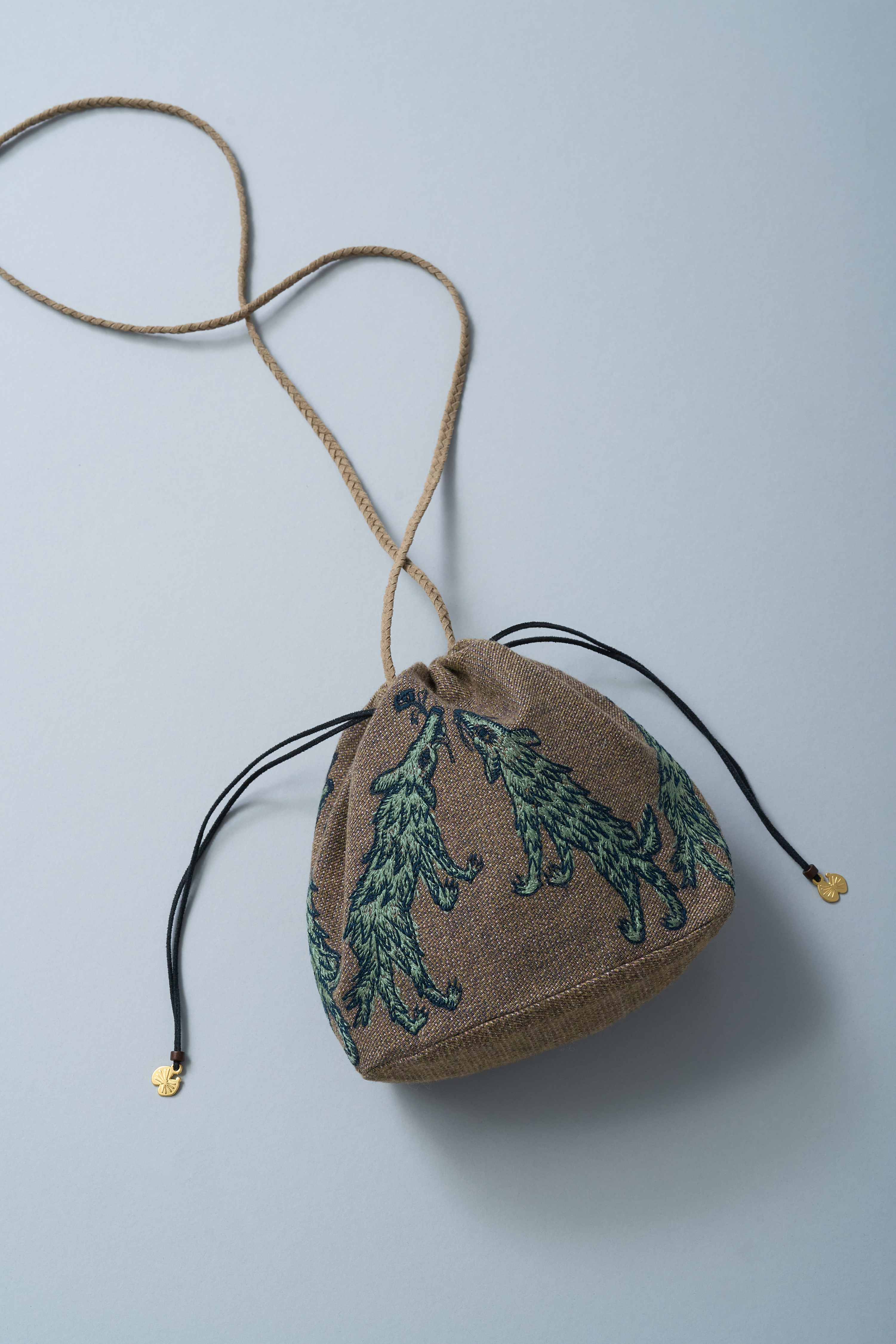 wolf & flower ポシェット - minä perhonen