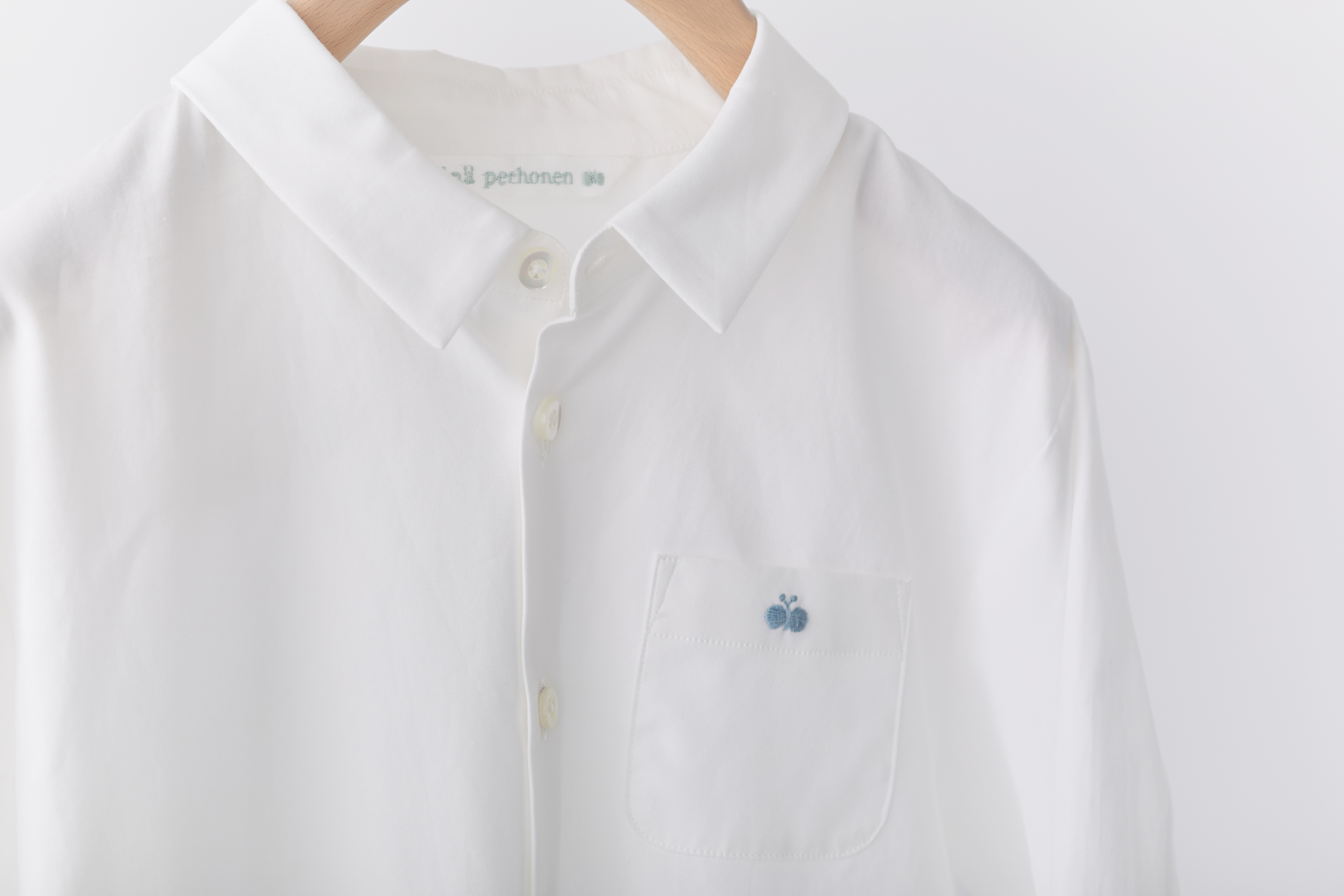 美品☆mina perhonen 22SS hopee シャツ white 38 オンラインショップ