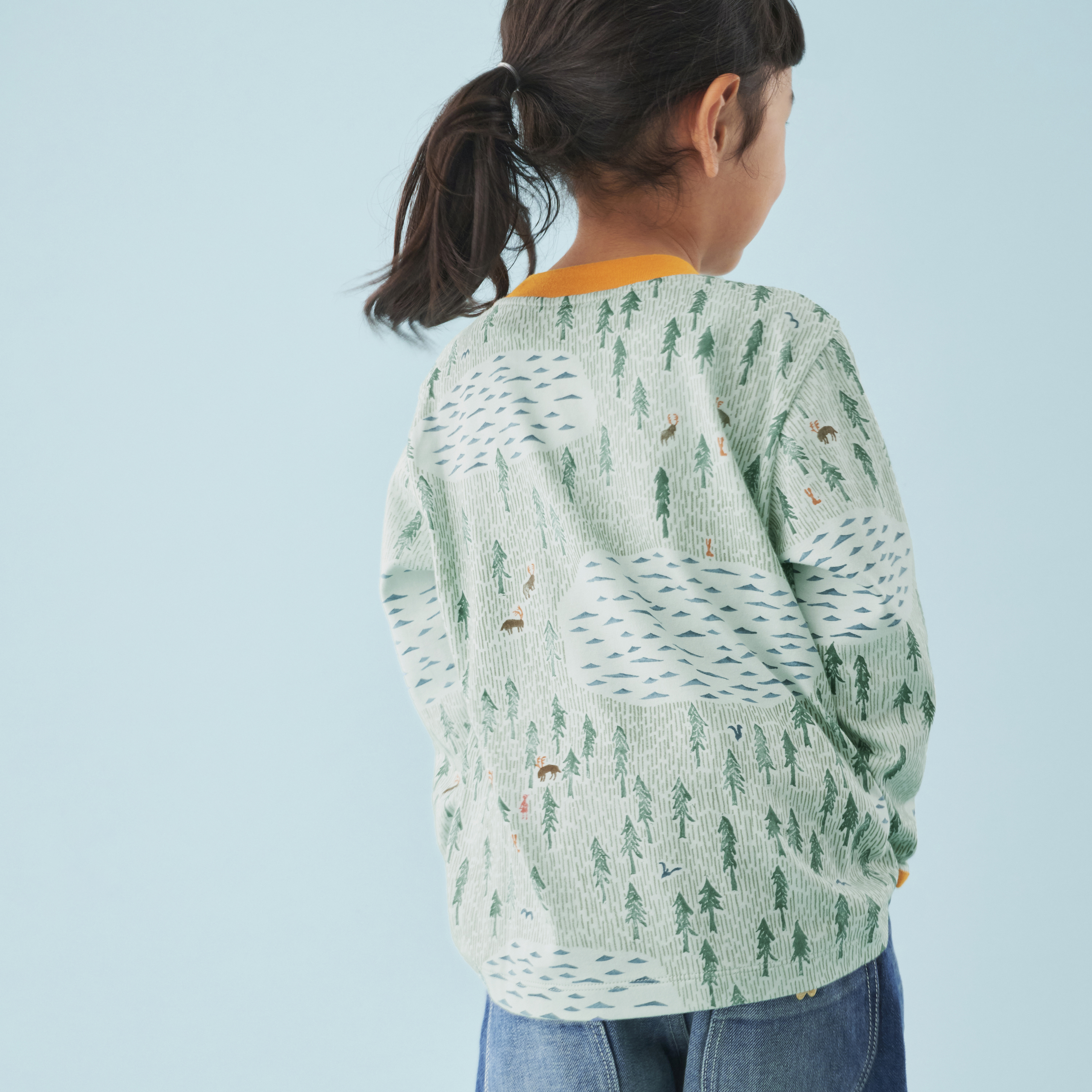 ミナペルホネン　デニム　キッズ　130cm mina perhonen 【キッズ/定価2.0万】ミナペルホネン *always