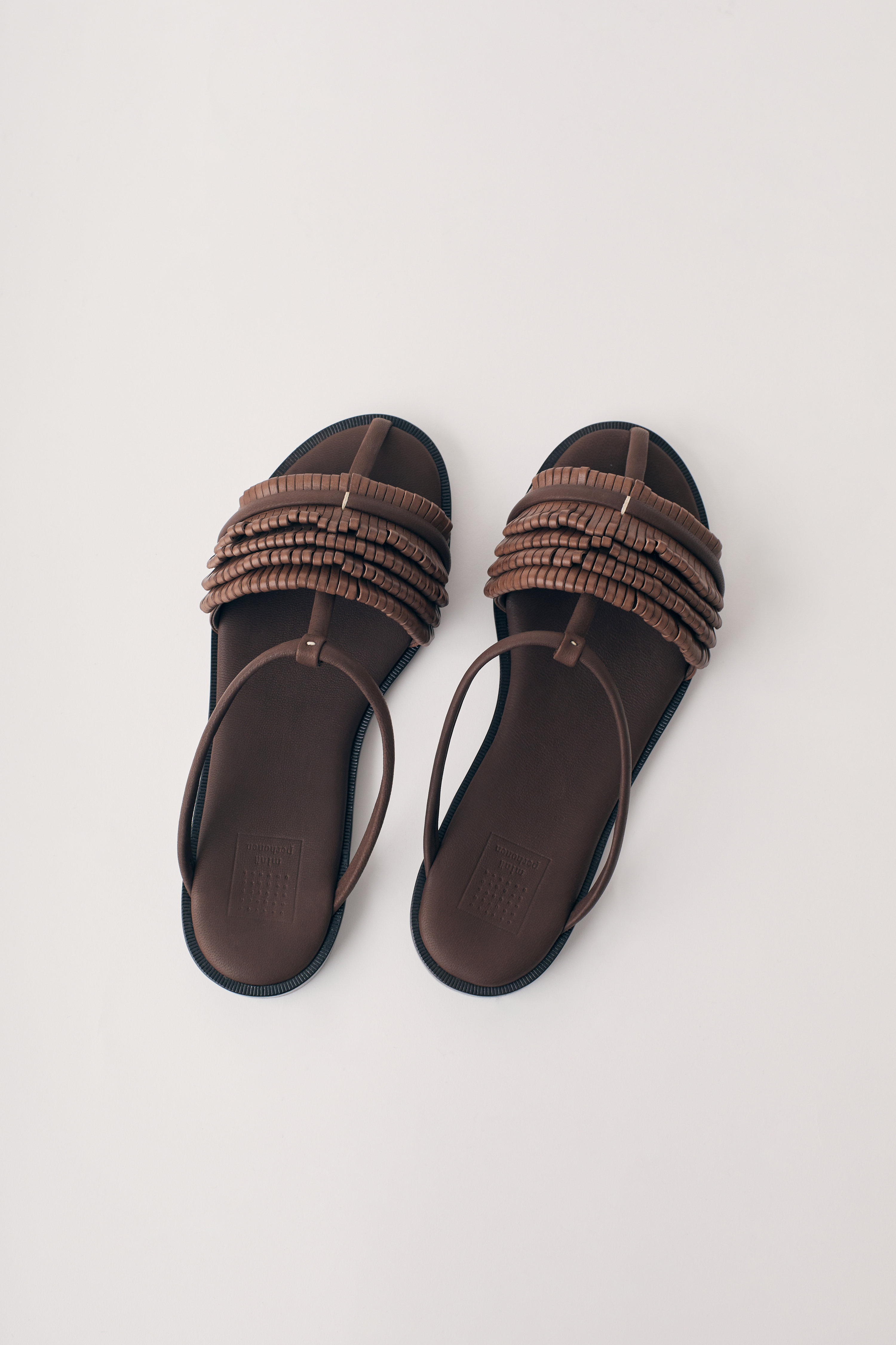 美品】mina perhonen together サボサンダル グレー 38 volant