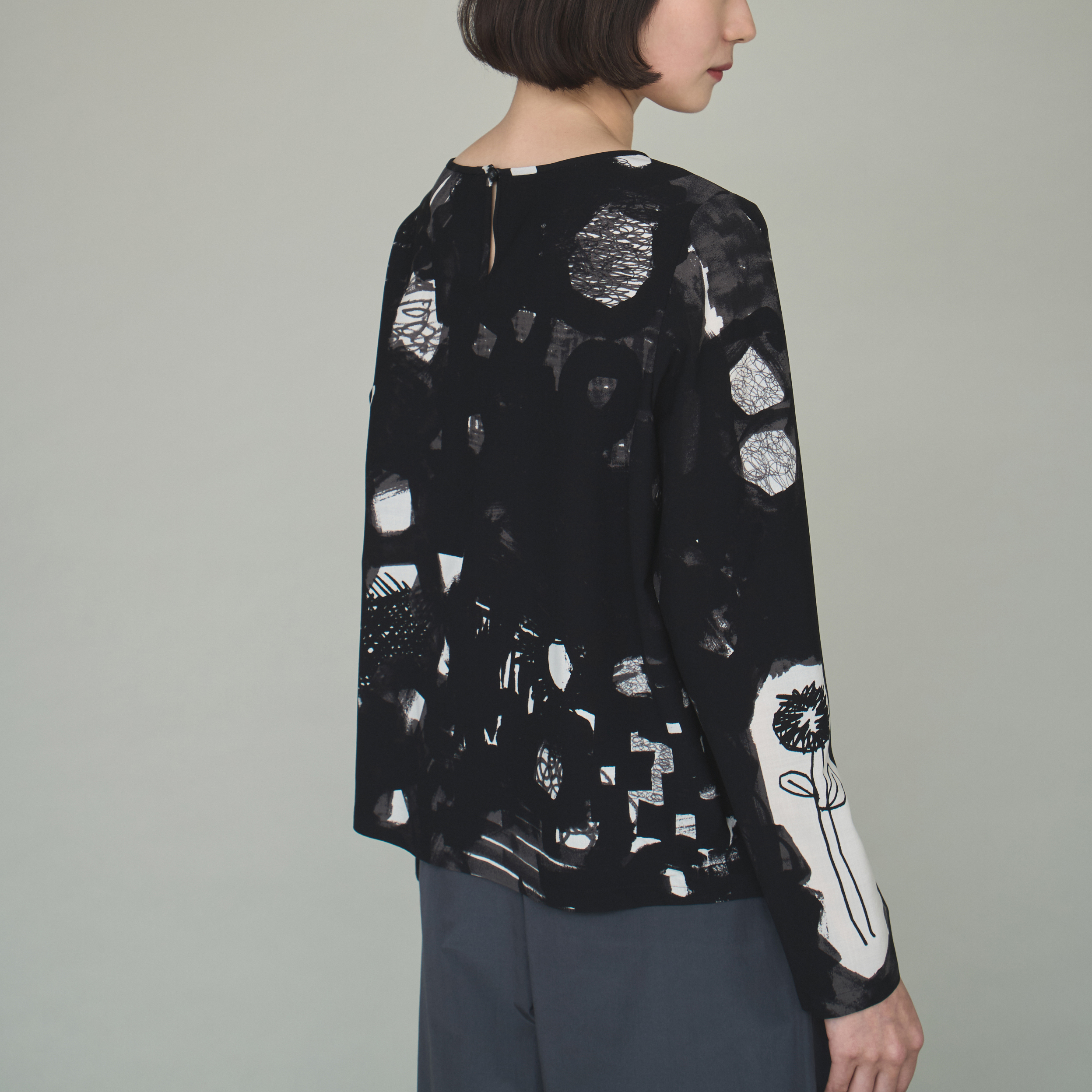 【mina perhonen】✳︎かわいい刺繍スウェットパーカーmousse✳︎40 Fashion - minä perhonen