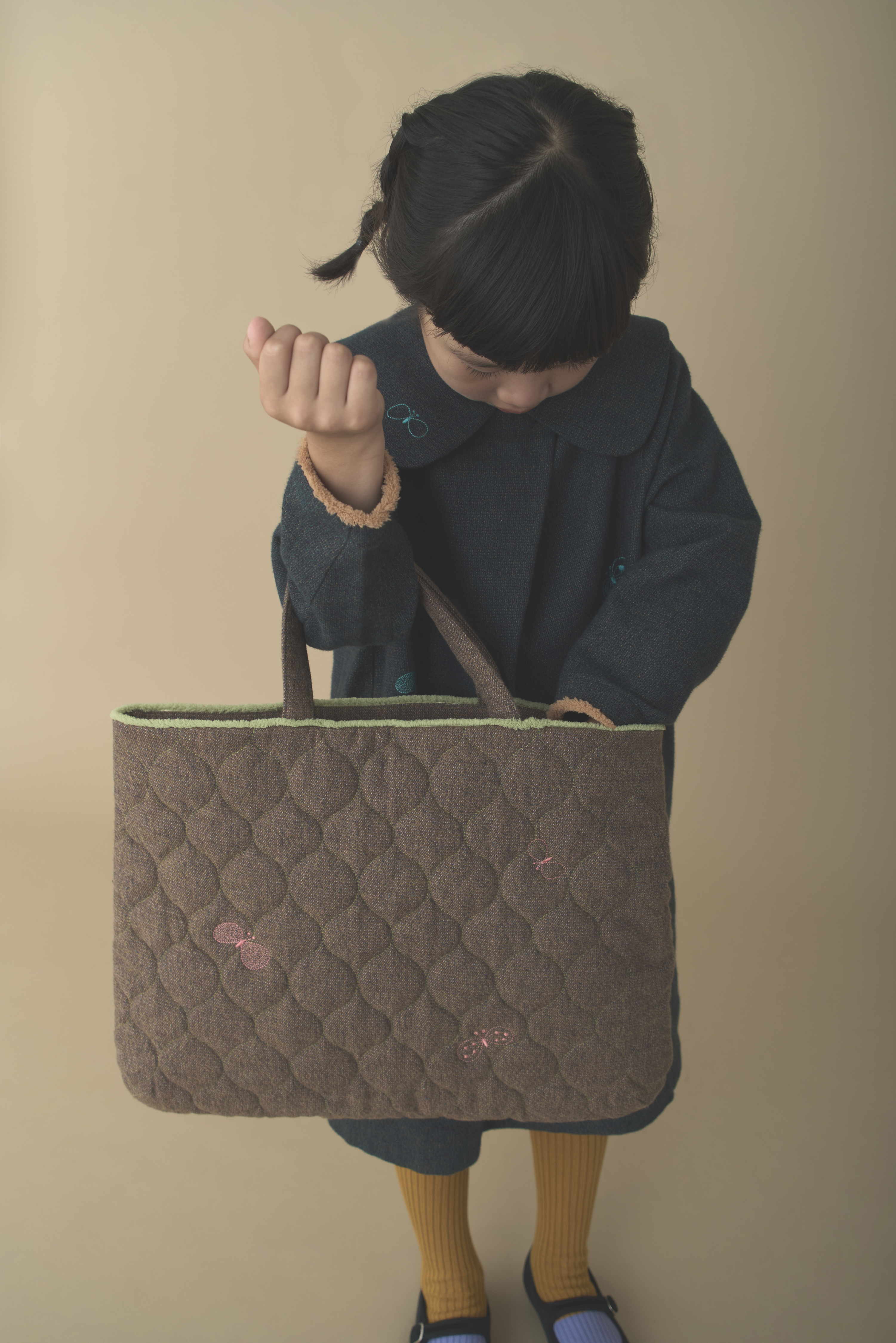 ミナペルホネン＊chouchoギャザポケバッグ✂️ハンドメイド ミナペルホネン＊chouchoギャザポケバッグ✂️ハンドメイド