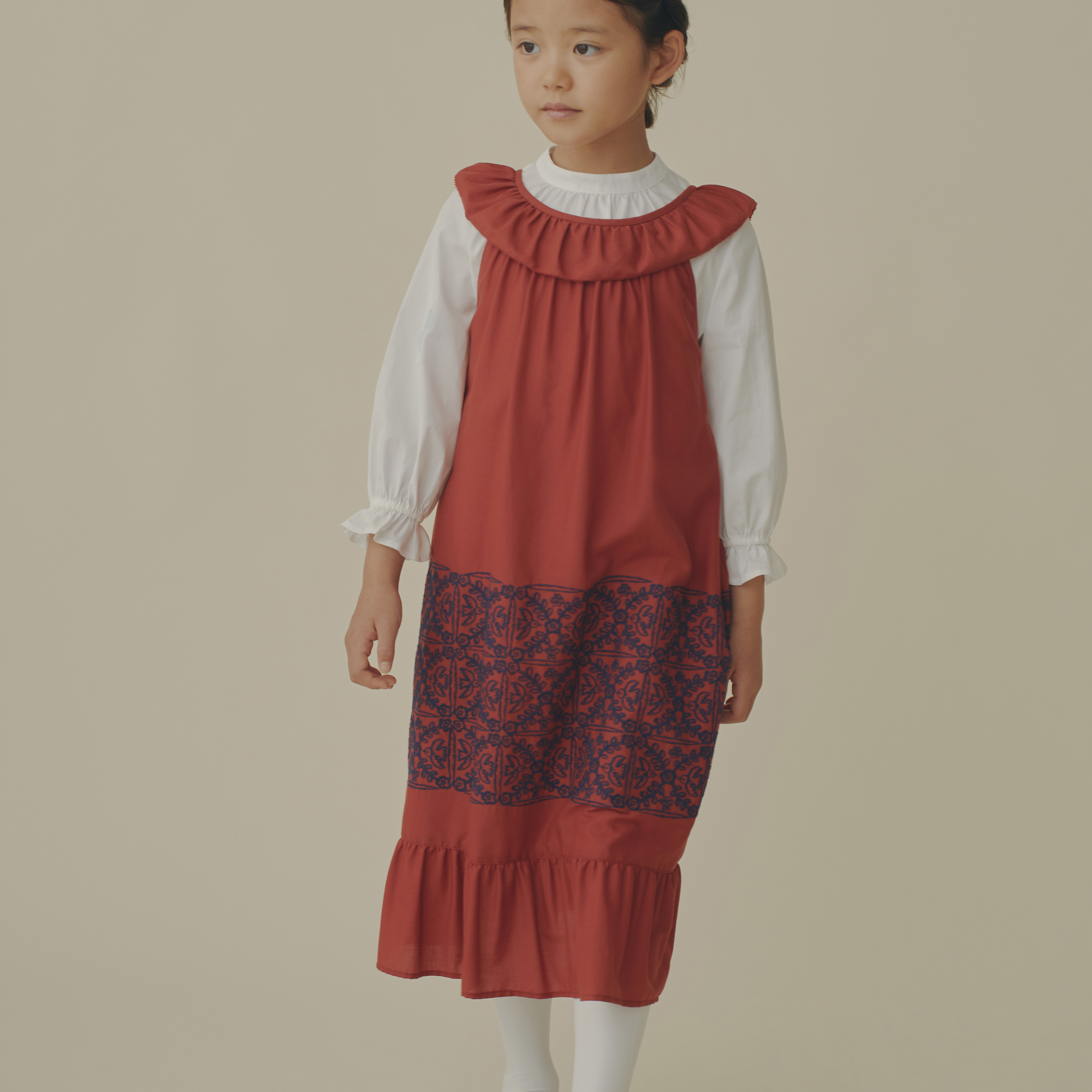 minaperhonen rytmi ギャザードレス 2024 s/s 36 2024/SS/定価9.9万】ミナペルホネン mina perhonen twin flower
