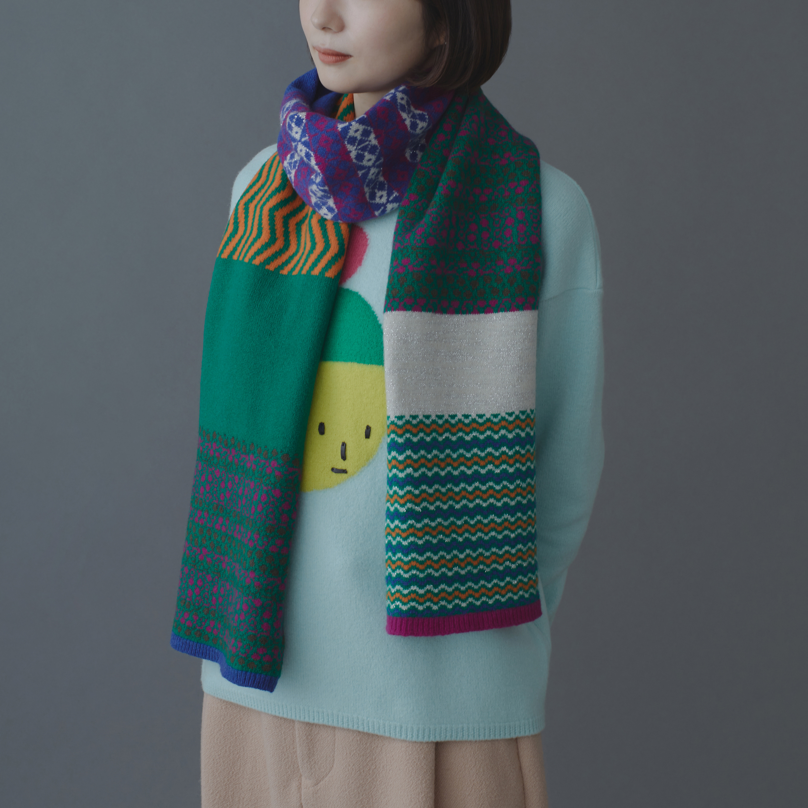 BERRY&DIAMOND SCARF× hikaru noguchi