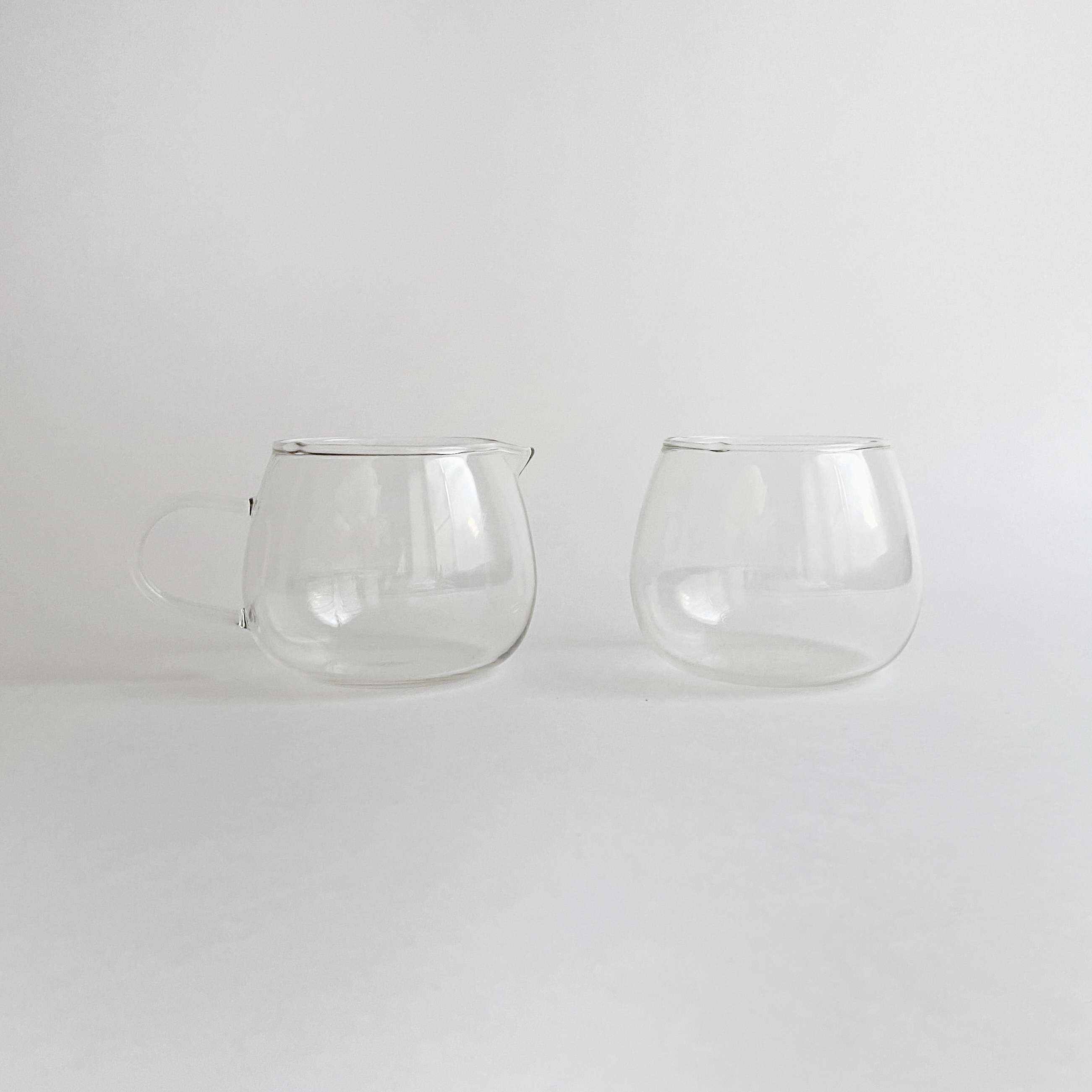 Jenaer Glas Sugar Bowl and Creamer - minä perhonen